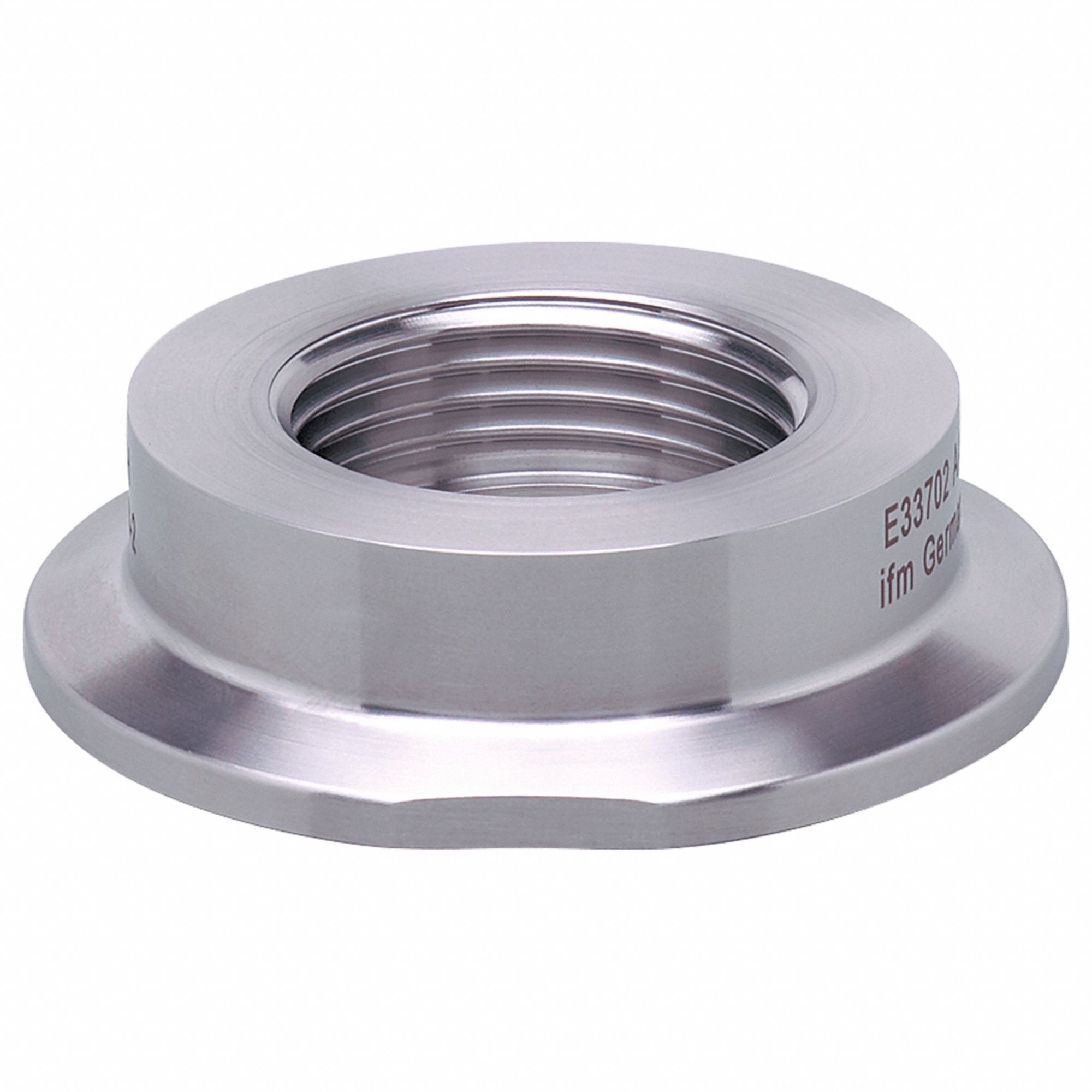 Threaded Adapter for Pressure Sensors: 2 in Triclamp, G 1 Aseptoflex Vario