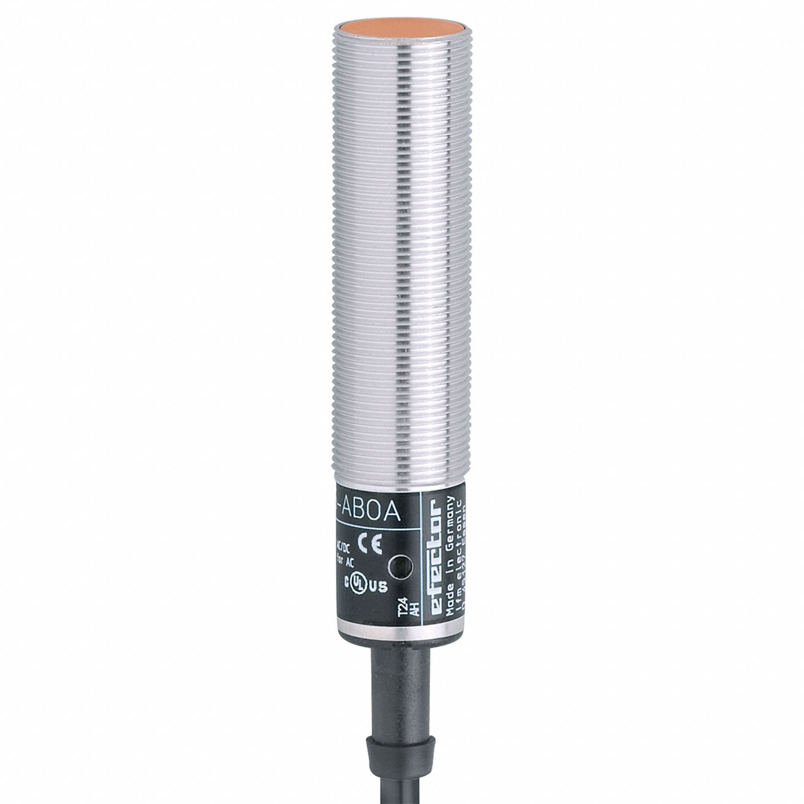 Inductive Cylindrical Proximity Sensor: Non-Terminated Cable, Shielded, 2 Wires, 20-250V AC, NC