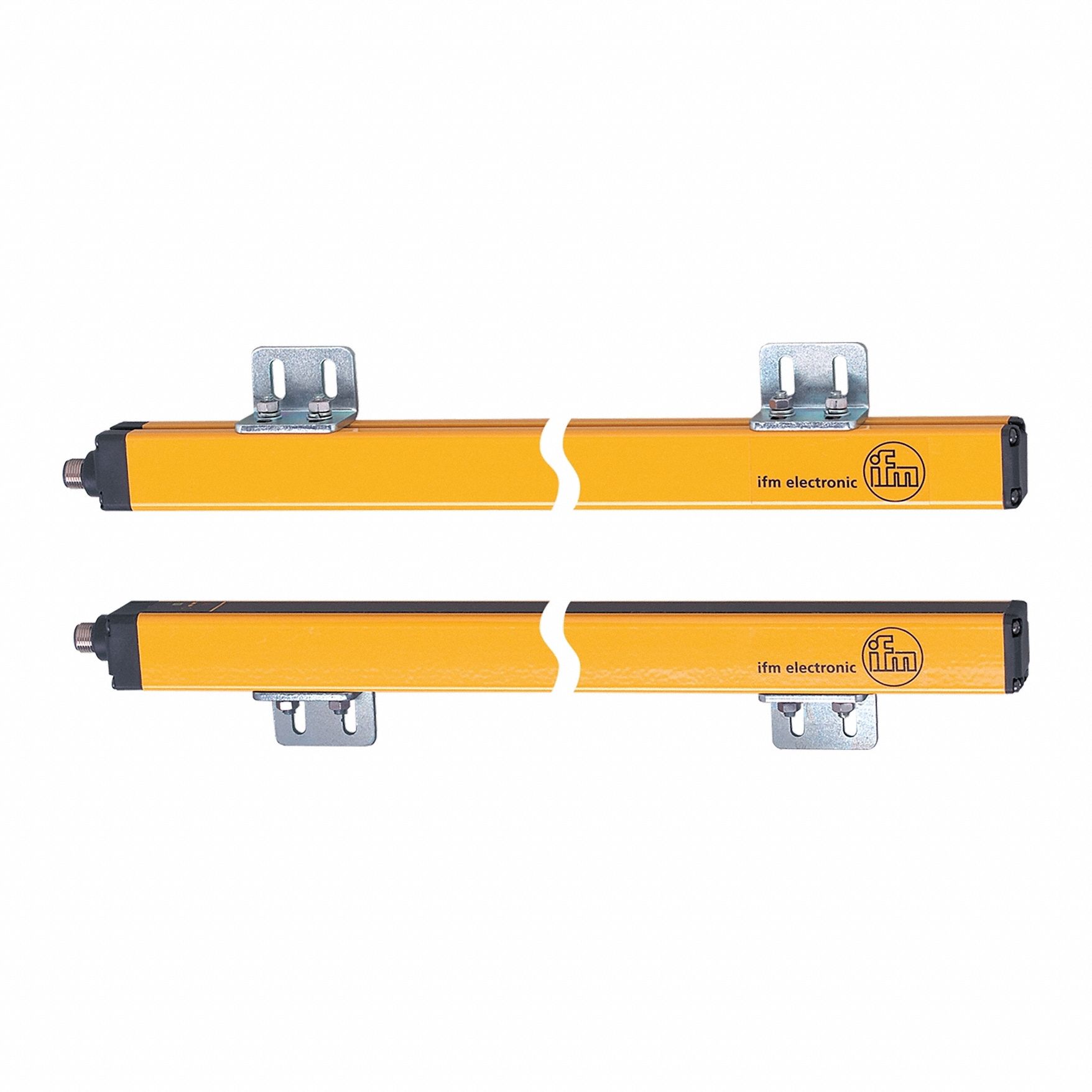 Light Curtain: 24V DC, 12 Beams, 14 mm Spacing, 160 mm Protected Ht, M12, 100 m Cable Lg