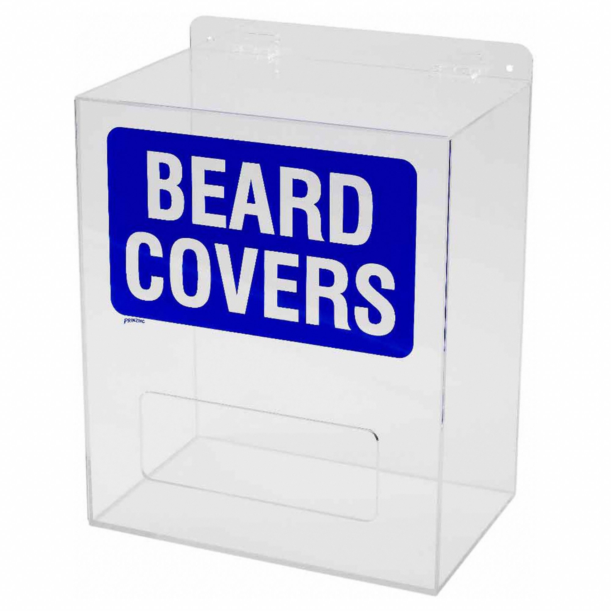 Beard Cover Dispenser, Arcylic, Clear