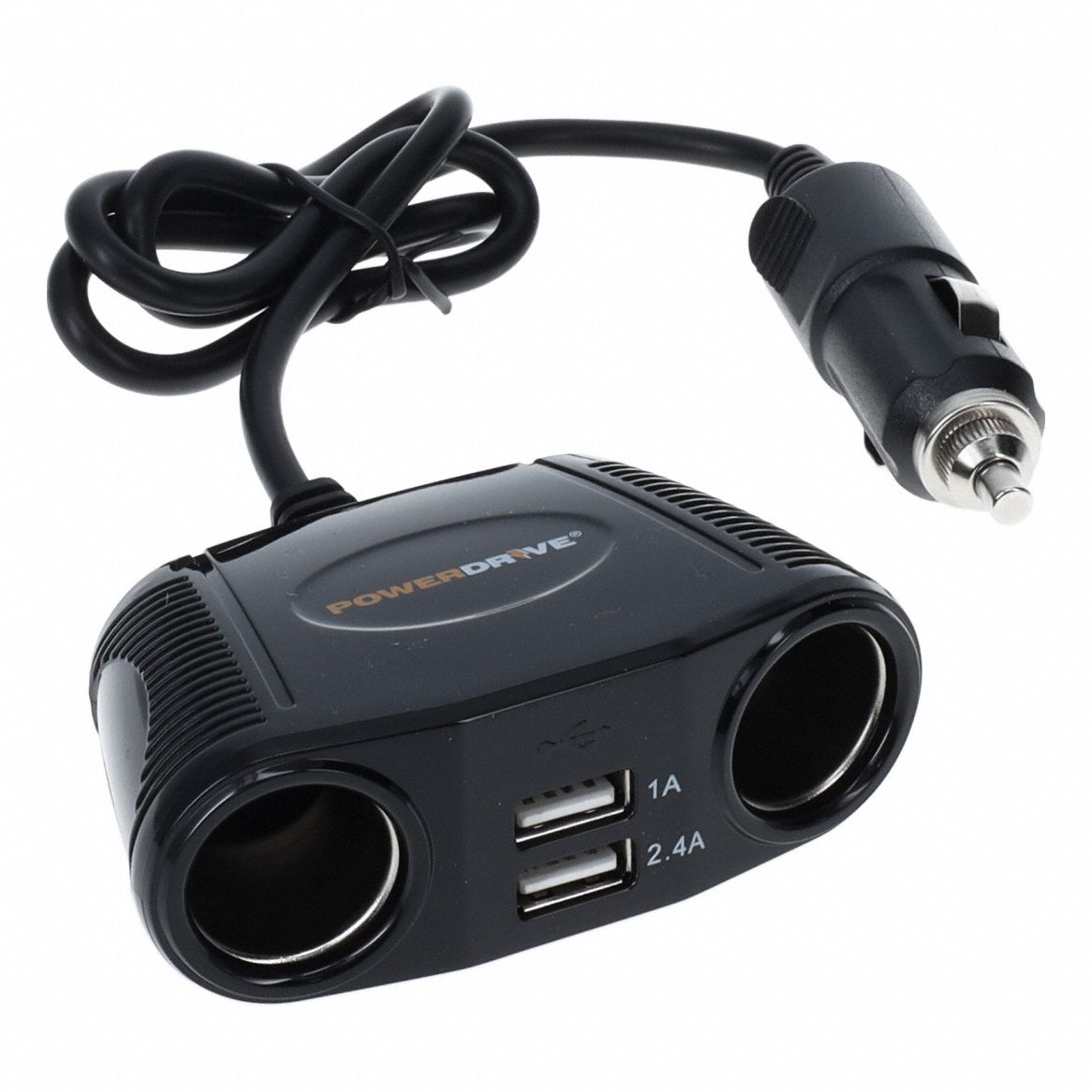 Adapter 2-Way 12 V DC w/USB/ USB-C Ports