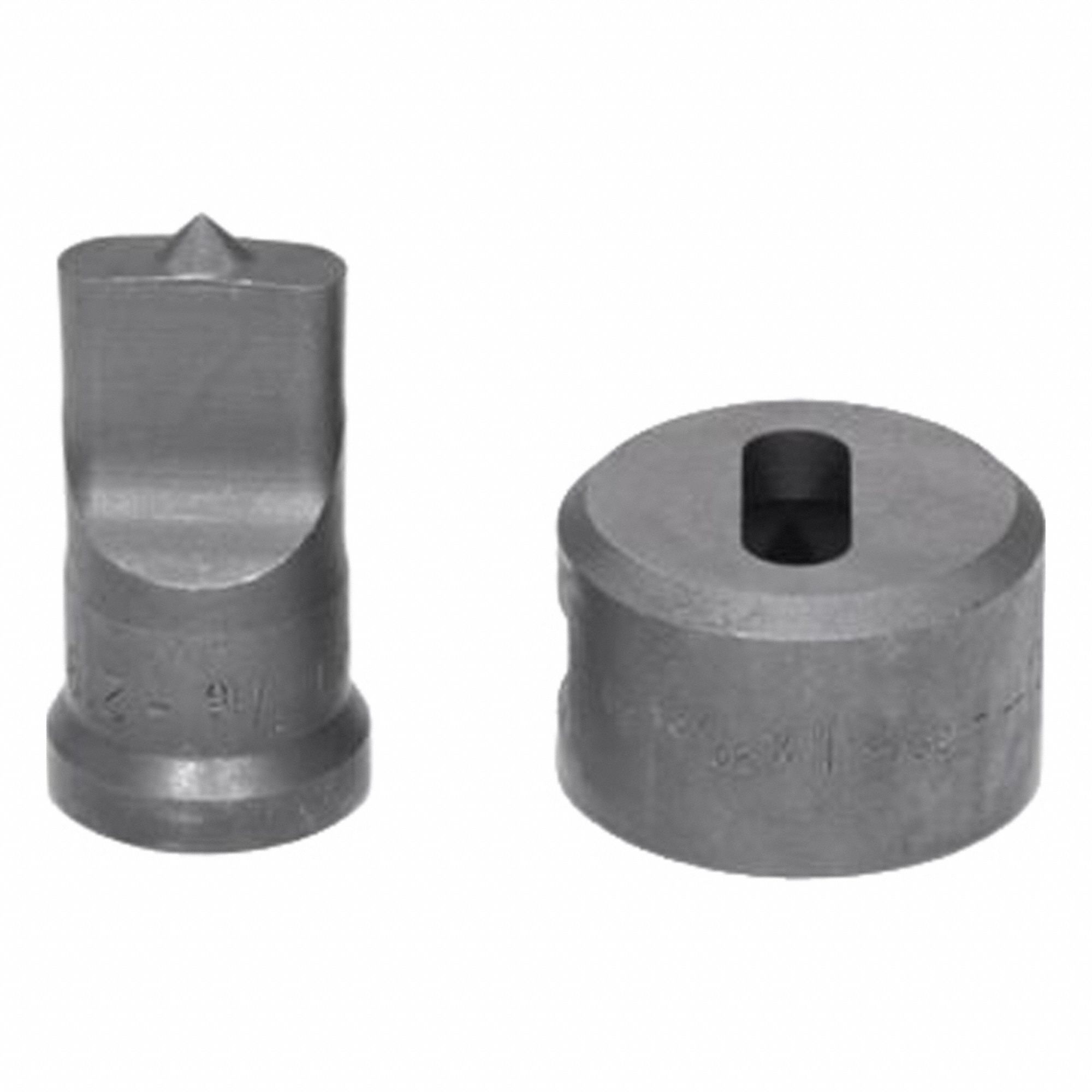 EDWARDS Oblong Punch & Die Set: Edwards, 55 ton_65 ton_100 ton_120 ton Compatible Ironworker Size (MPN ED9-PDOB3/8X11/16). Key specifications — attr67451: IW55 , IW65 , IW100, IW120; attr67489: Oblong; attr67463: 3/8X11/16 in; attr67447: ED9-PDOB3/8X11/16; attr67456: Edwards; attr67443: EDWARDS; attr67472: 3/8X11/16 in Oblong Punch & Die Set.