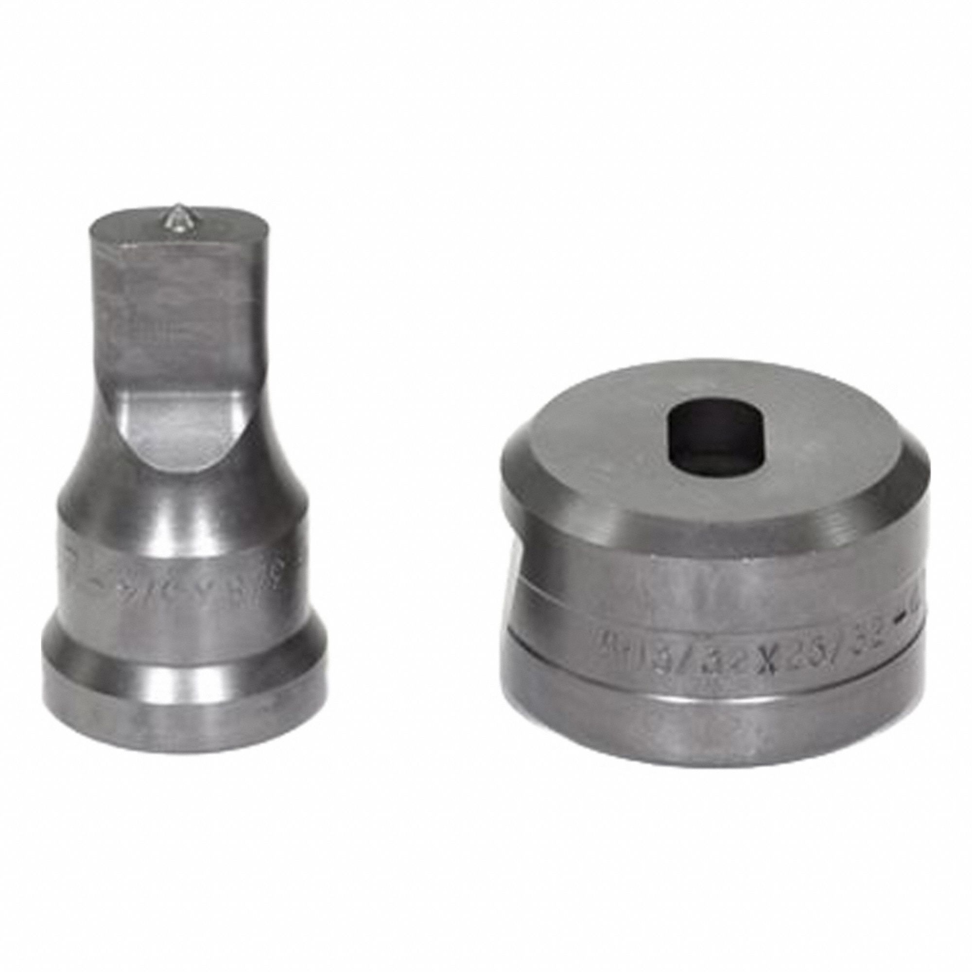 EDWARDS Oblong Punch & Die Set: Edwards, 55 ton_65 ton_100 ton_120 ton Compatible Ironworker Size (MPN ED9-PDOB3/8X3/4). Key specifications — attr67451: IW55 , IW65 , IW100, IW120; attr67489: Oblong; attr67463: 3/8X3/4 in; attr67447: ED9-PDOB3/8X3/4; attr67456: Edwards; attr67443: EDWARDS; attr67472: 3/8X3/4 in Oblong Punch & Die Set.