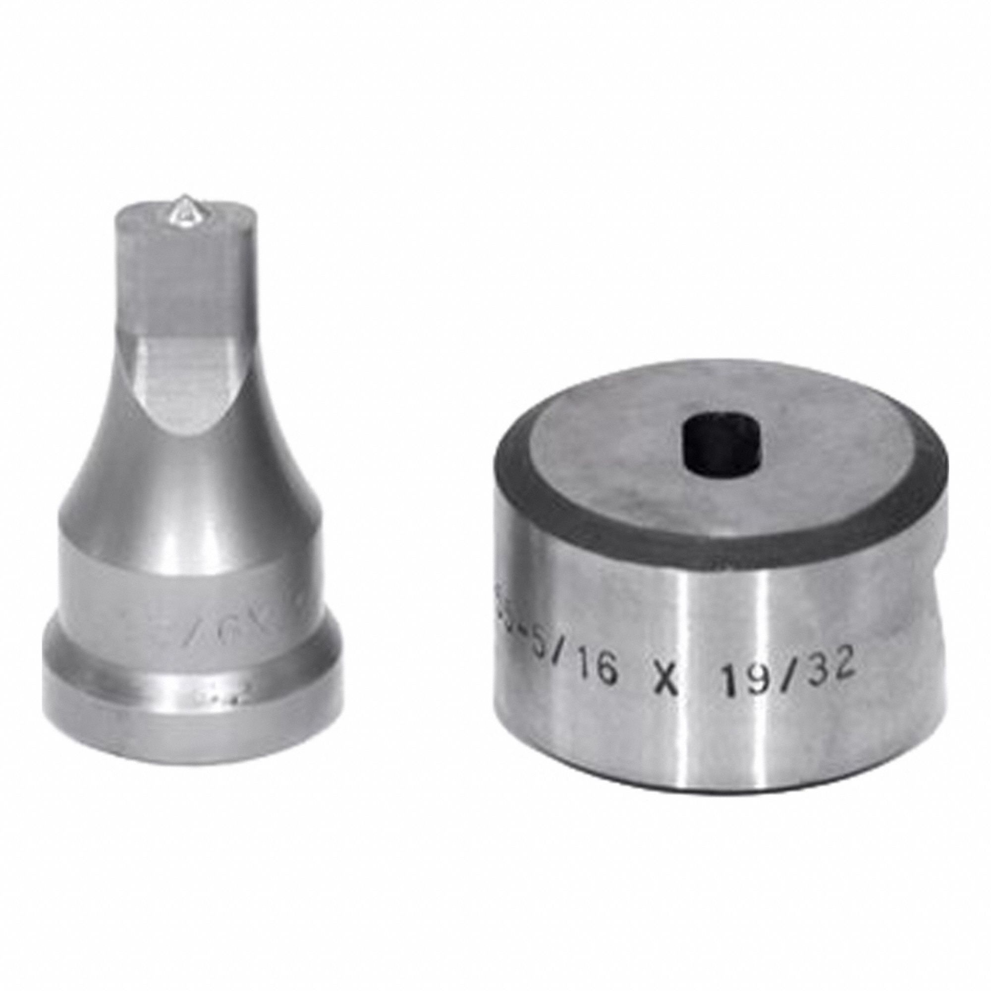 EDWARDS Oblong Punch & Die Set: Edwards, 55 ton_65 ton_100 ton_120 ton Compatible Ironworker Size (MPN ED9-PDOB9/32X9/16). Key specifications — attr67451: IW55 , IW65 , IW100, IW120; attr67489: Oblong; attr67463: 9/32X9/16 in; attr67447: ED9-PDOB9/32X9/16; attr67456: Edwards; attr67443: EDWARDS; attr67472: 9/32X9/16 in Oblong Punch & Die Set.