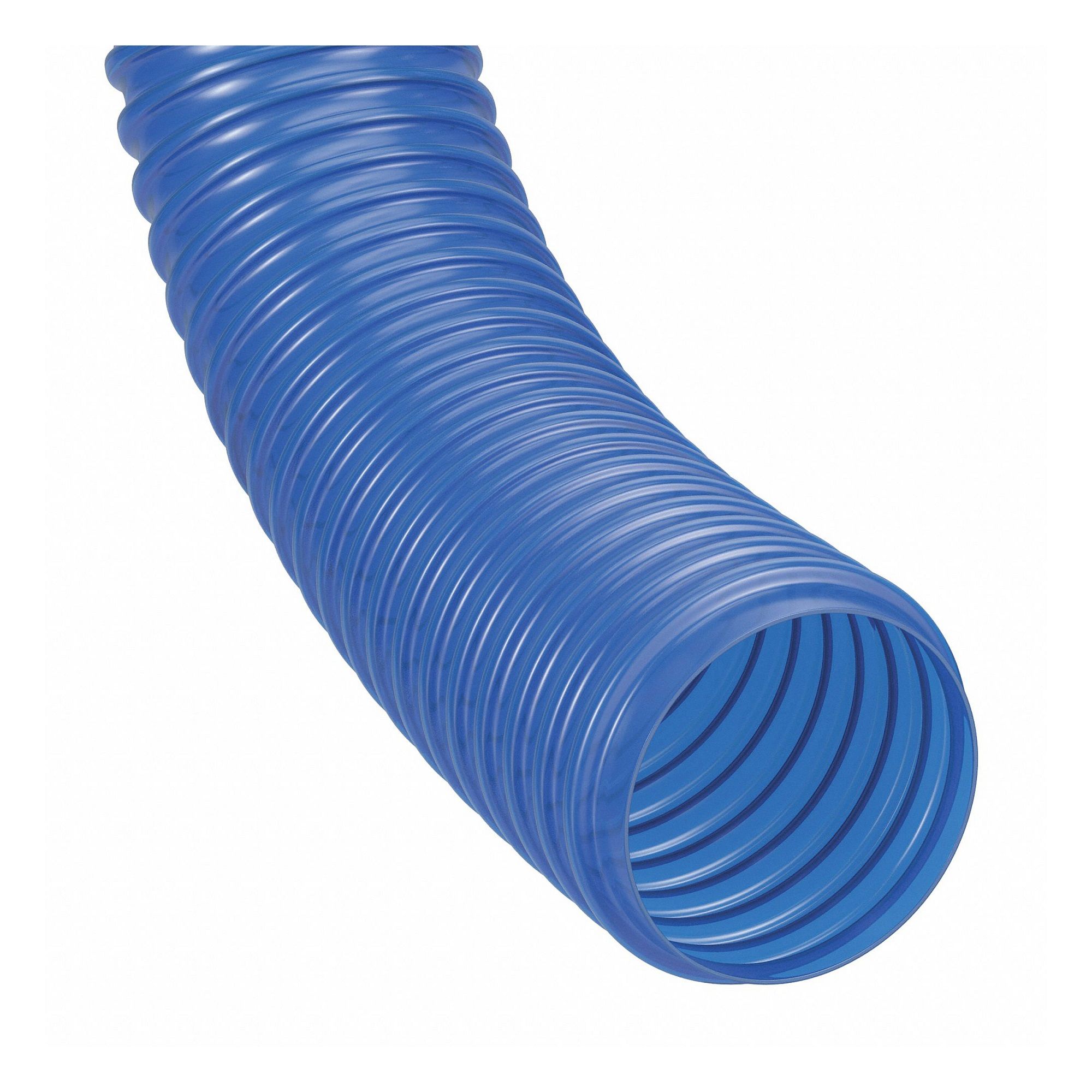 Ducting Hose: 4 in Hose Inside Dia., 25 ft Hose Lg, 22 psi, 4.7 in Bend Radius, Black
