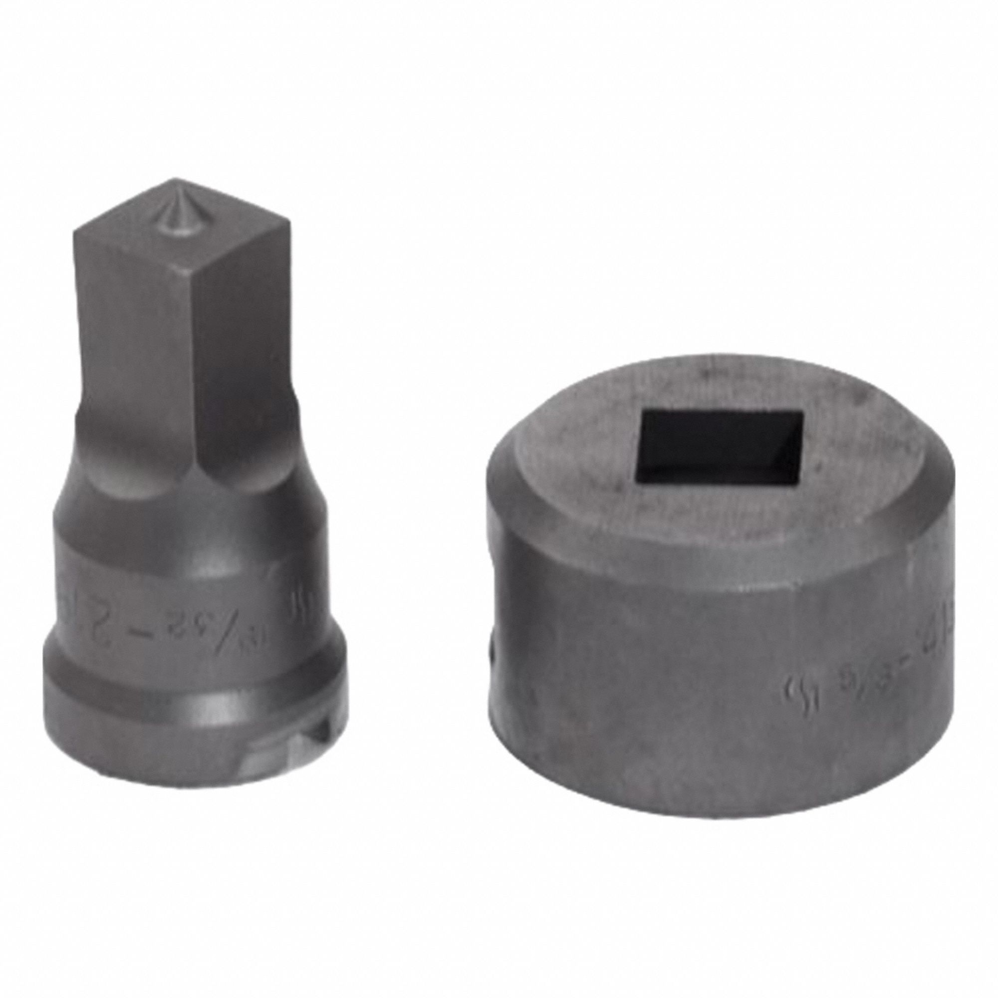 EDWARDS Square Punch & Die Set: Edwards, 55 ton_65 ton_100 ton_120 ton Compatible Ironworker Size (MPN ED9-PDSQ19/32). Key specifications — attr67451: IW55 , IW65 , IW100, IW120; attr67489: Square; attr67463: 19/32 in; attr67447: ED9-PDSQ19/32; attr67456: Edwards; attr67443: EDWARDS; attr67472: 19/32 in Square Punch & Die Set.