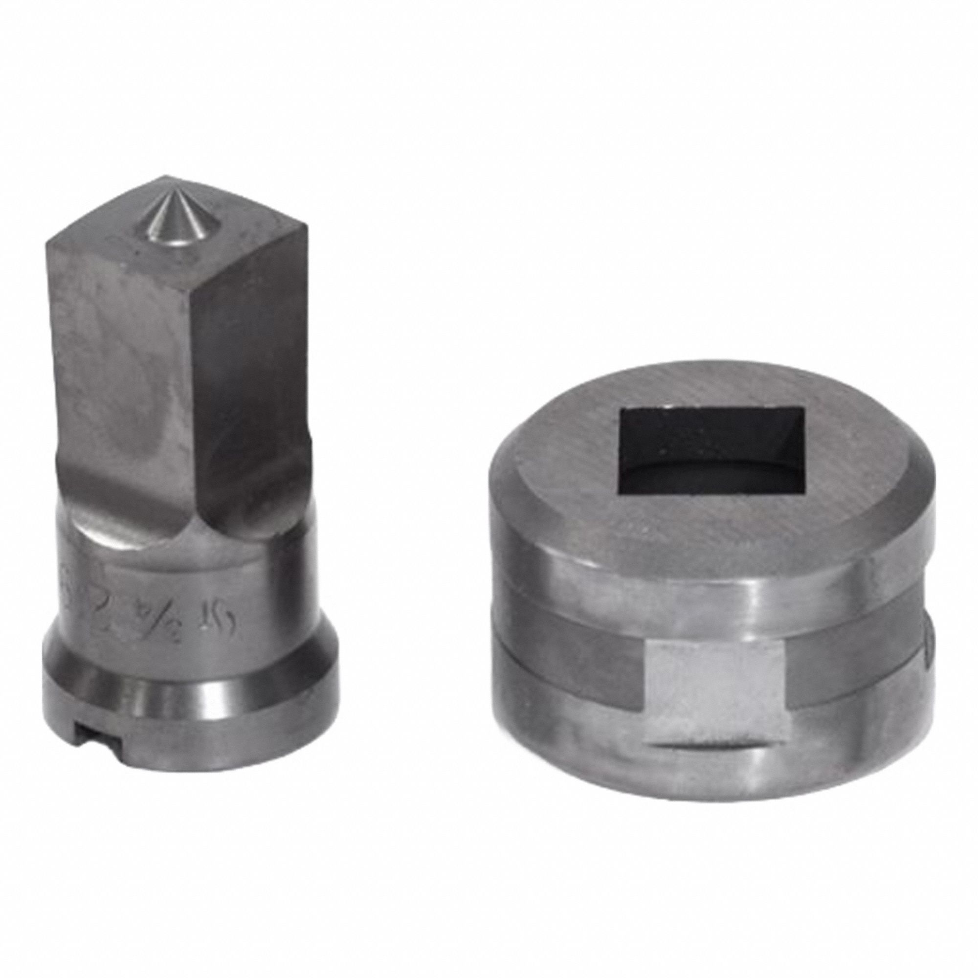 EDWARDS Square Punch & Die Set: Edwards, 55 ton_65 ton_100 ton_120 ton Compatible Ironworker Size (MPN ED9-PDSQ3/4). Key specifications — attr67451: IW55 , IW65 , IW100, IW120; attr67489: Square; attr67463: 3/4 in; attr67447: ED9-PDSQ3/4; attr67456: Edwards; attr67443: EDWARDS; attr67472: 3/4 in Square Punch & Die Set.