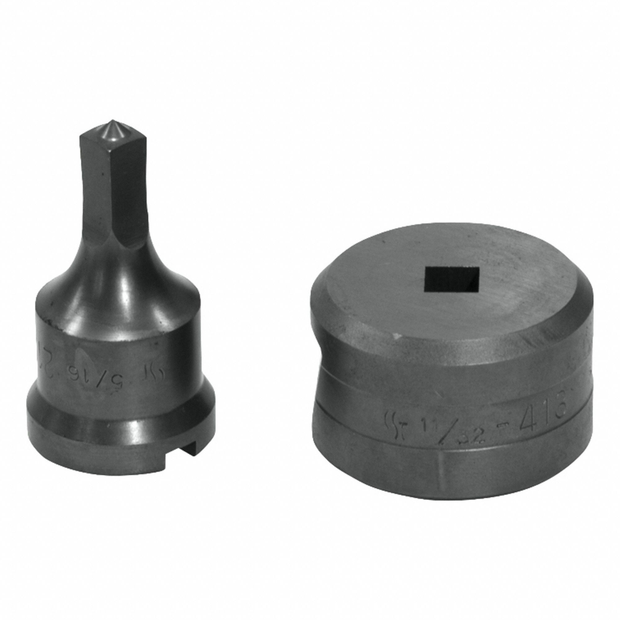 EDWARDS Square Punch & Die Set: Edwards, 55 ton_65 ton_100 ton_120 ton Compatible Ironworker Size (MPN ED9-PDSQ5/16). Key specifications — attr67451: IW55 , IW65 , IW100, IW120; attr67489: Square; attr67463: 5/16 in; attr67447: ED9-PDSQ5/16; attr67456: Edwards; attr67443: EDWARDS; attr67472: 5/16 in Square Punch & Die Set.