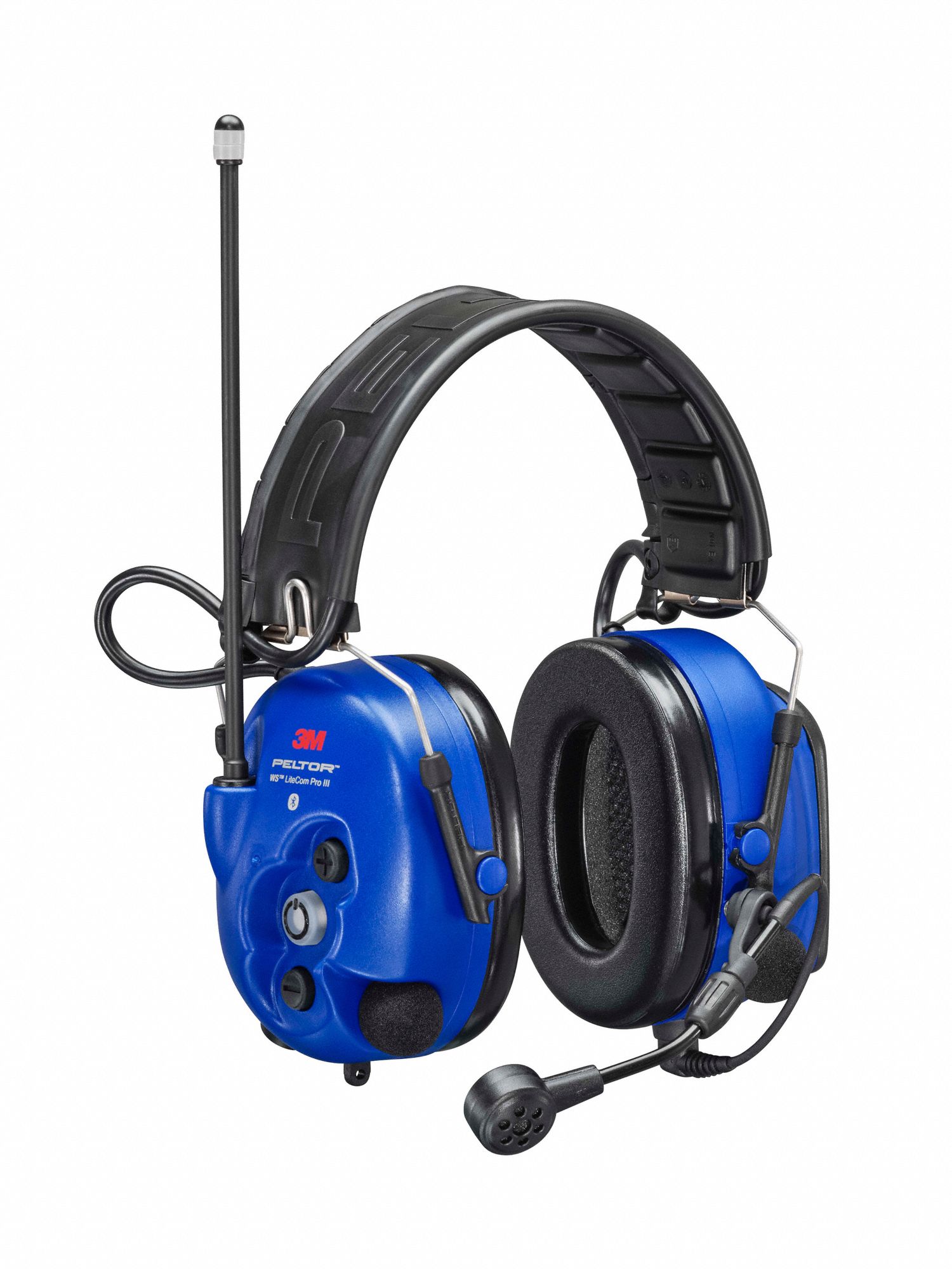 COMMUNICATION HEADSET, ADVANCED, OVER THE HEAD, TWO EAR, 28 DB NOISE CANCELLING, ROYAL BLUE