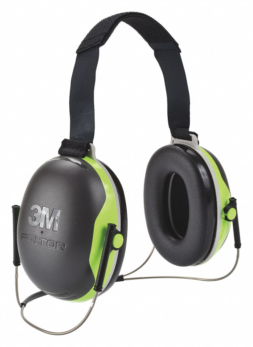 EARMUFFS, BEHIND-THE-HEAD, CSA, NRR 27 DB, BLACK