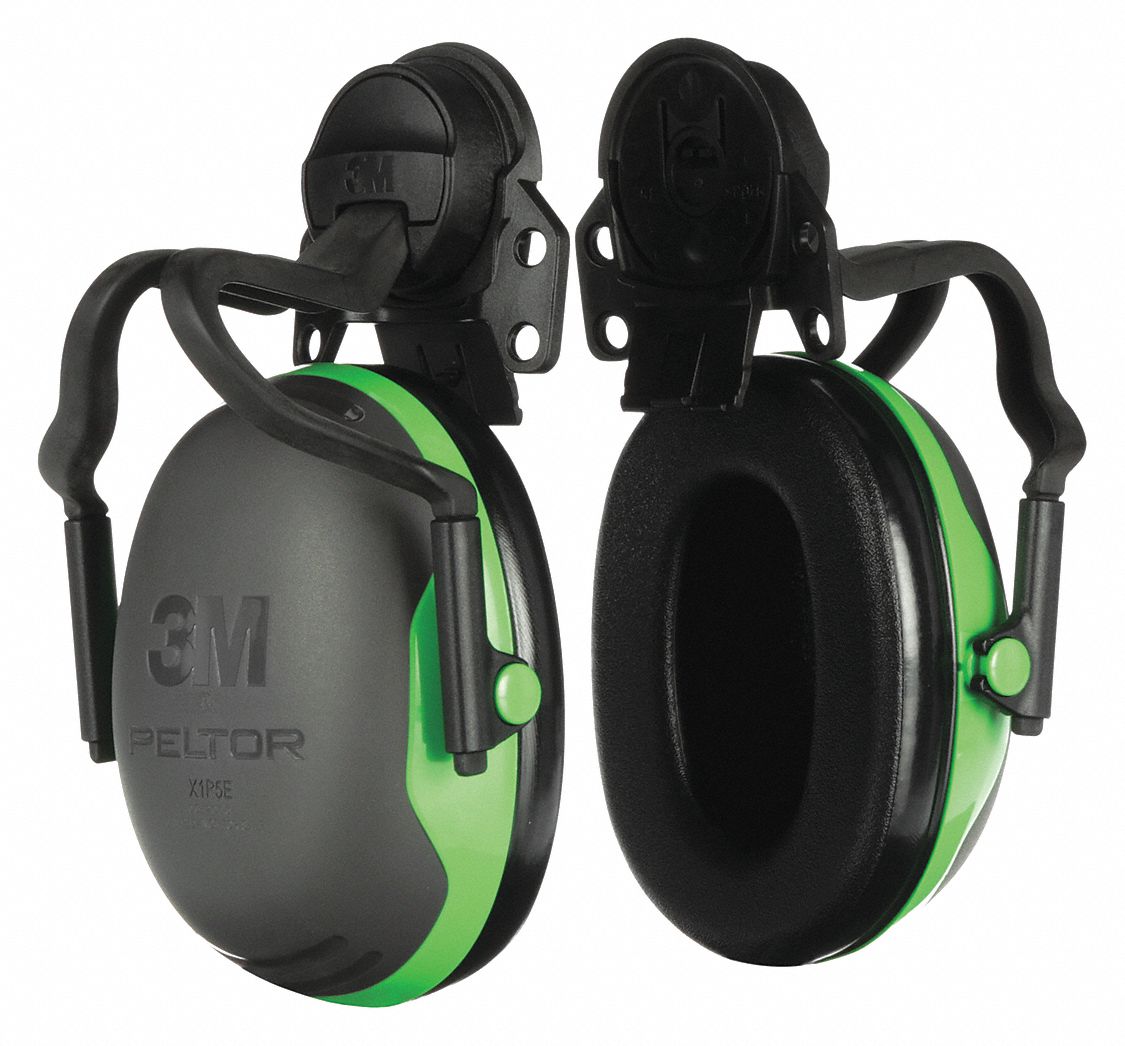 3M PELTOR EARMUFFS, HARD HAT MOUNTED, CSA, NRR 20 DB, DIELECTRIC, BLACK -  Earmuffs - PELX1P51E