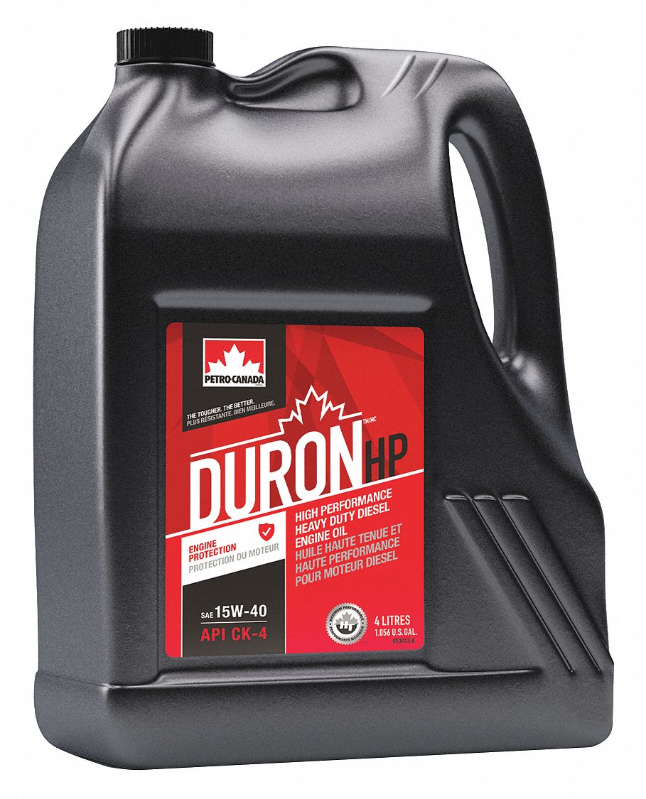 PETRO-CANADA LUBRICANTS INC ENGINE OIL, DIESEL, 15W-40, VISC INDEX