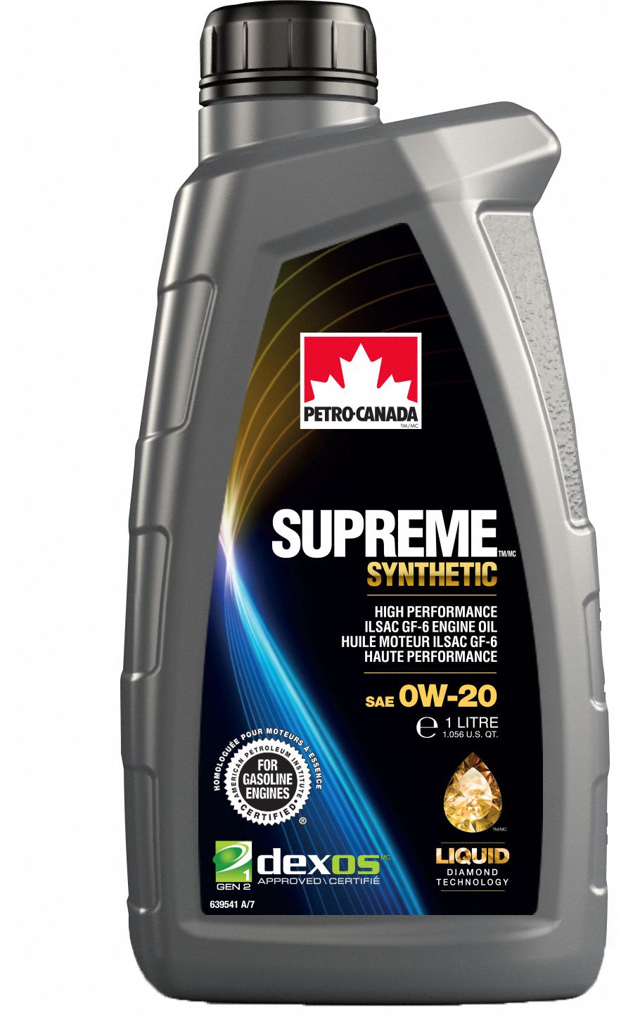SUPREME SUPREME SYNTHETIC SERIES MOTOR OIL, YELLOW, 1 L BOX, 219