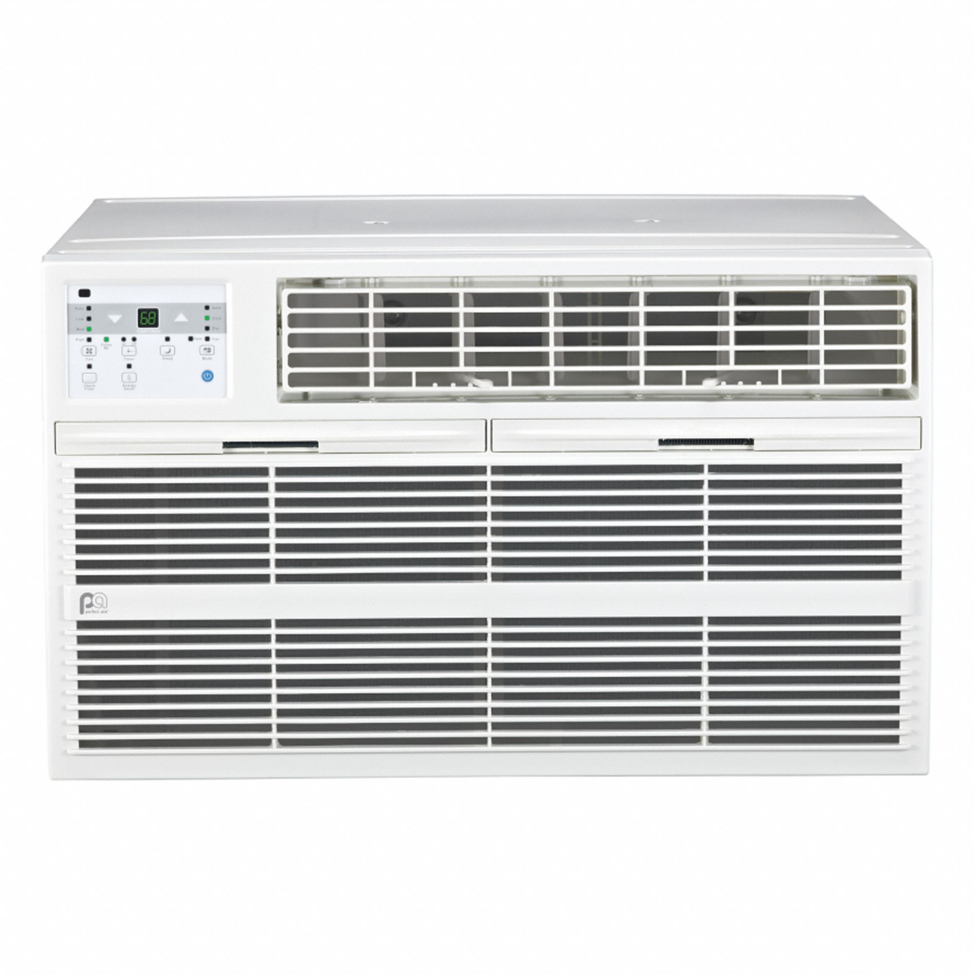THROUGH THE WALL AIR CONDITIONER, 208/230V AC, 24¼X14½X20½ IN, 60 HZ, 4 DIRECTION, 10,600 BTUH, VARIABLE, 6 FOOT CORD