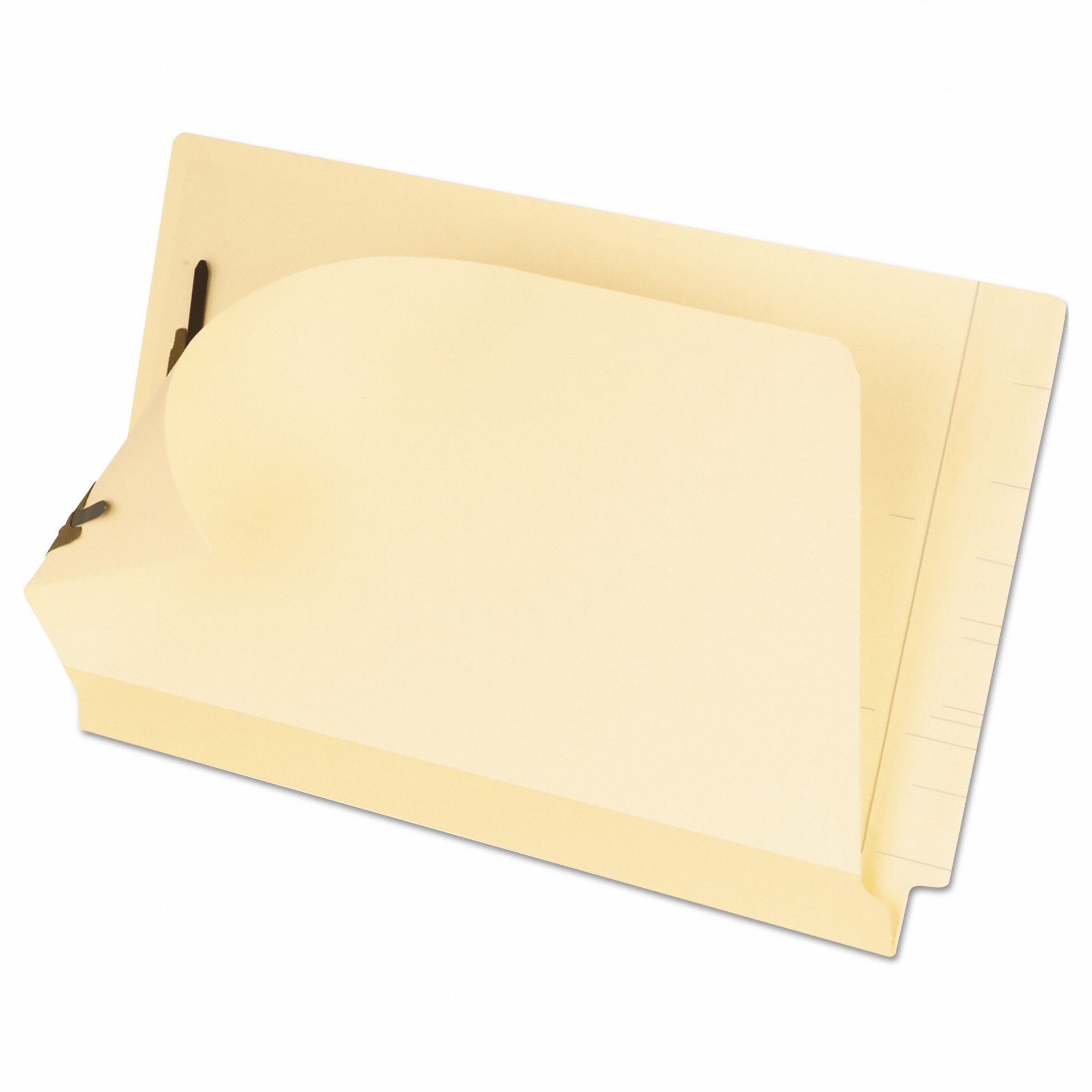 File Folders: 8 1/2 in Ht, 14 in Wd, Manila, 11 pt. Manila, Side Tab Location, 50 PK