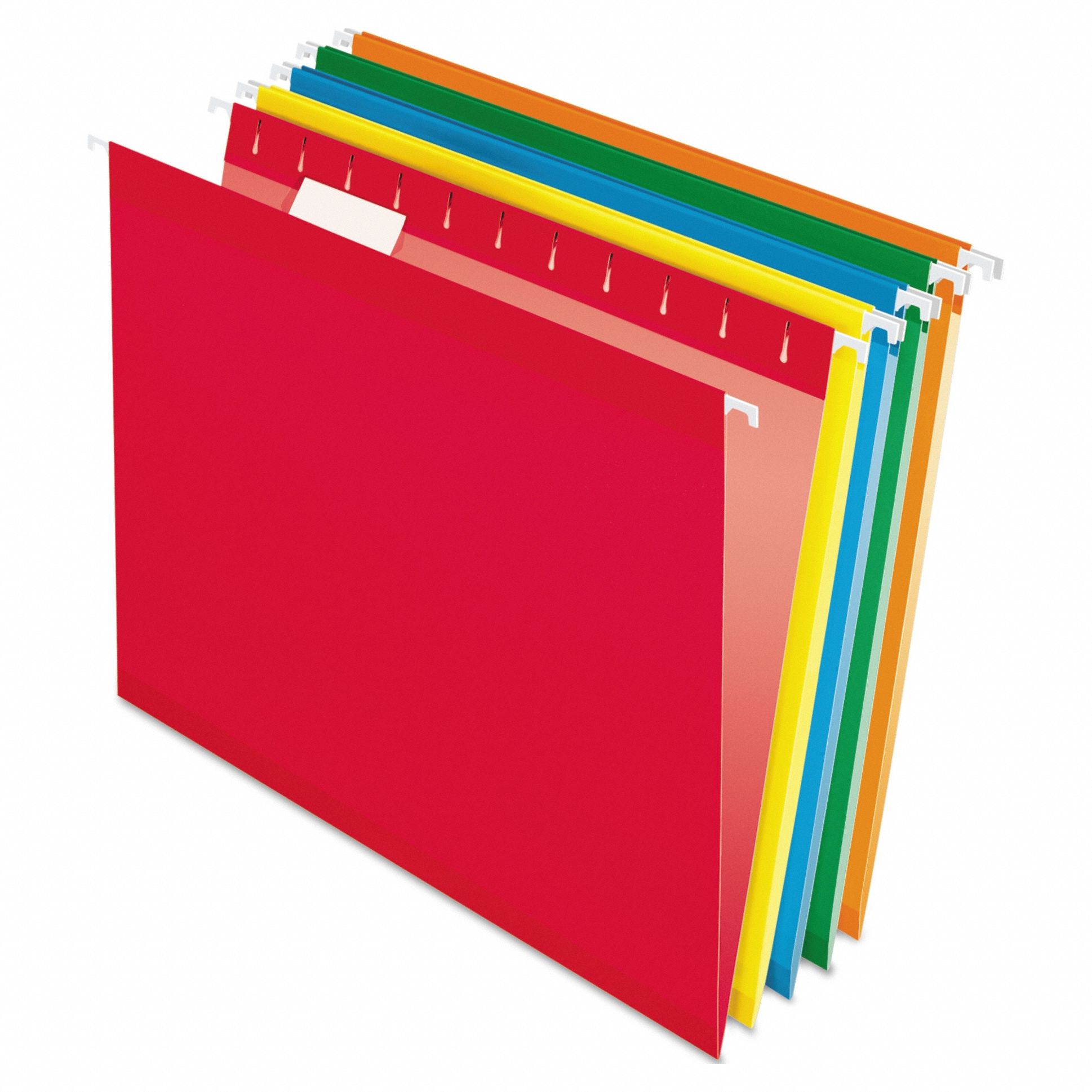Hanging File Folders: 8 1/2 in Ht, 11 in Wd, 11 Pt. Stock, 3/4 in Expanded Dp, 25 PK