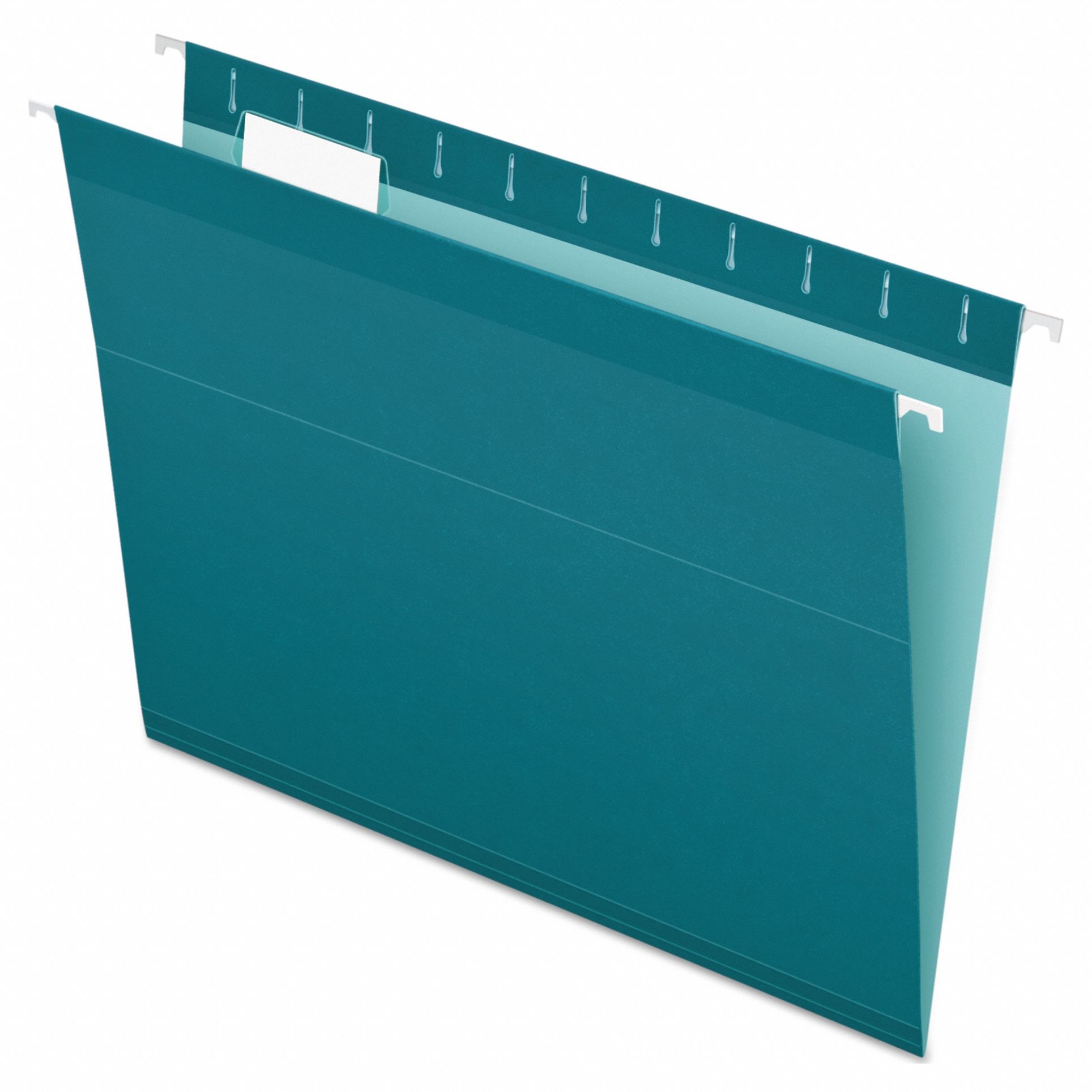 Hanging File Folders: 8 1/2 in Ht, 11 in Wd, 11 Pt. Stock, 3/4 in Expanded Dp, 25 PK