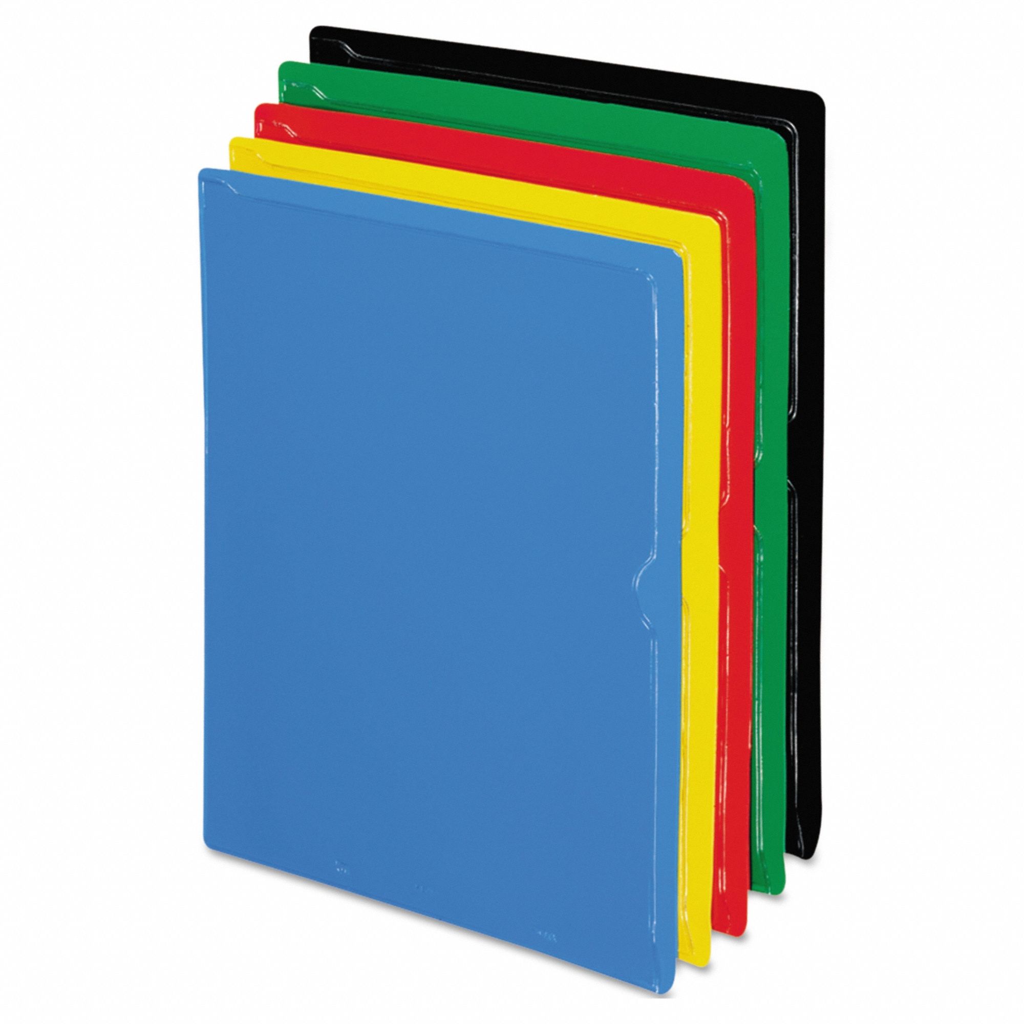 File Jacket: Vinyl, 9 5/8 in Ht, 11 7/8 in Wd, Assorted, 25 PK