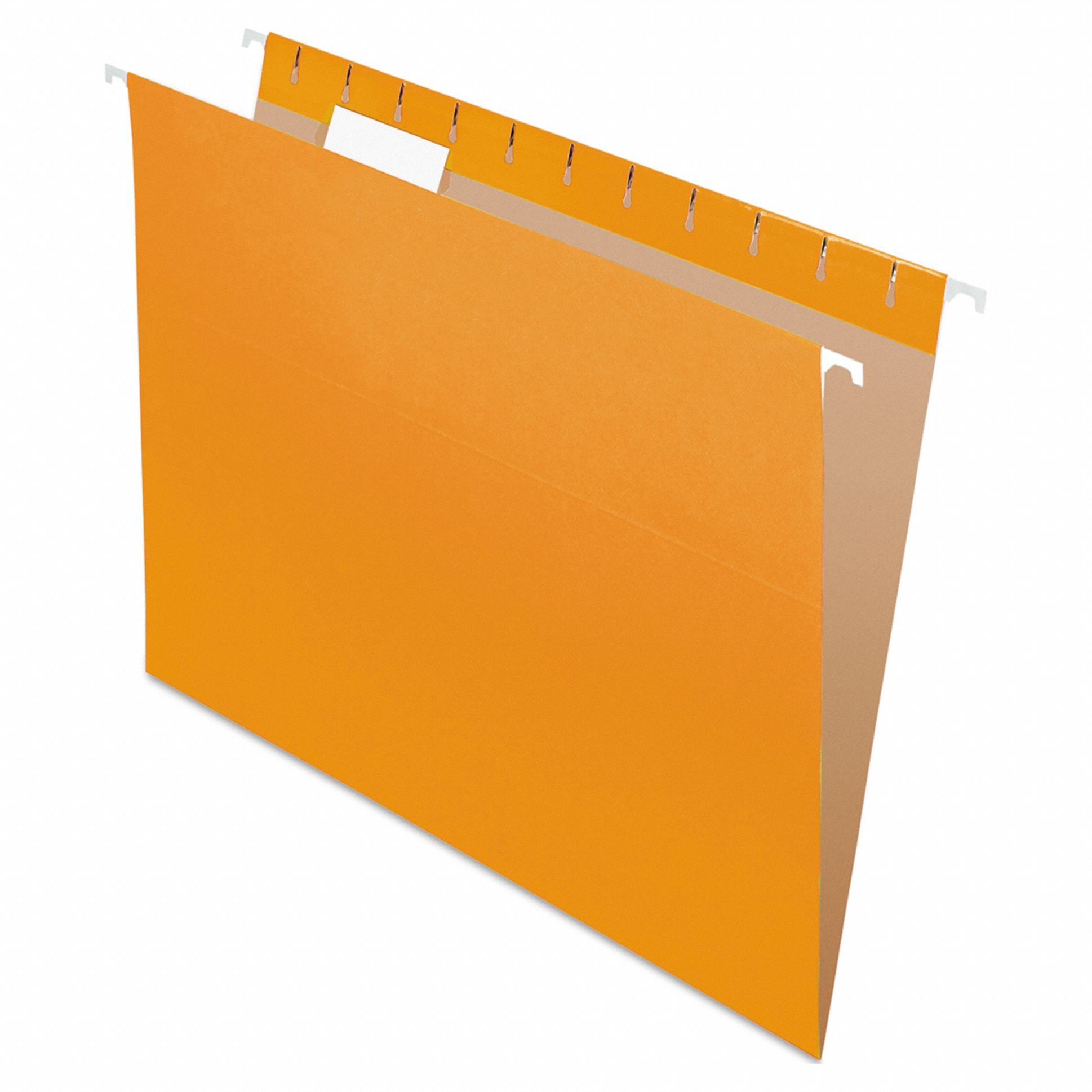 Hanging File Folders: 8 1/2 in Ht, 11 in Wd, 11 Pt. Stock, 3/4 in Expanded Dp, 25 PK