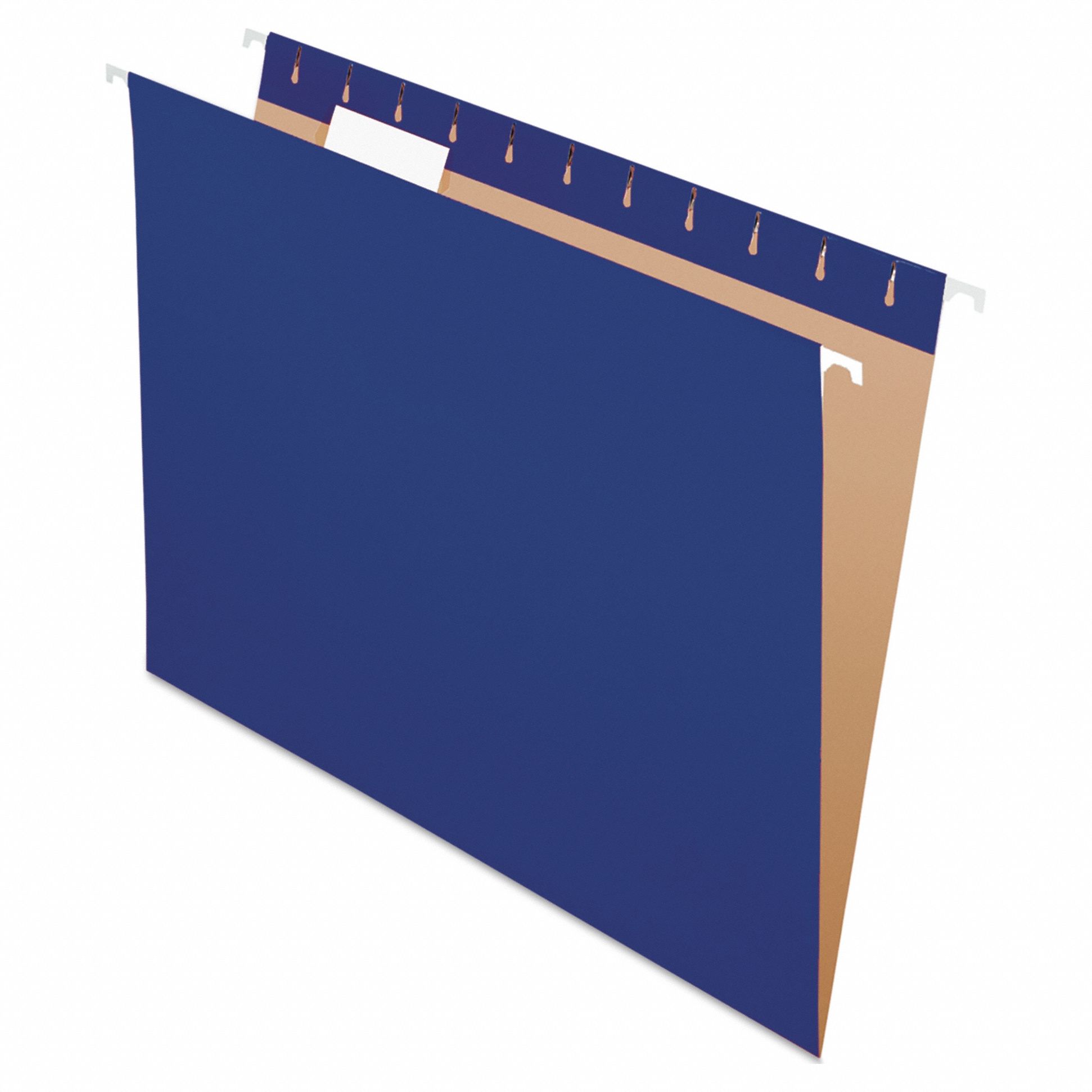 Hanging File Folders: 8 1/2 in Ht, 11 in Wd, 11 Pt. Stock, 3/4 in Expanded Dp, 25 PK
