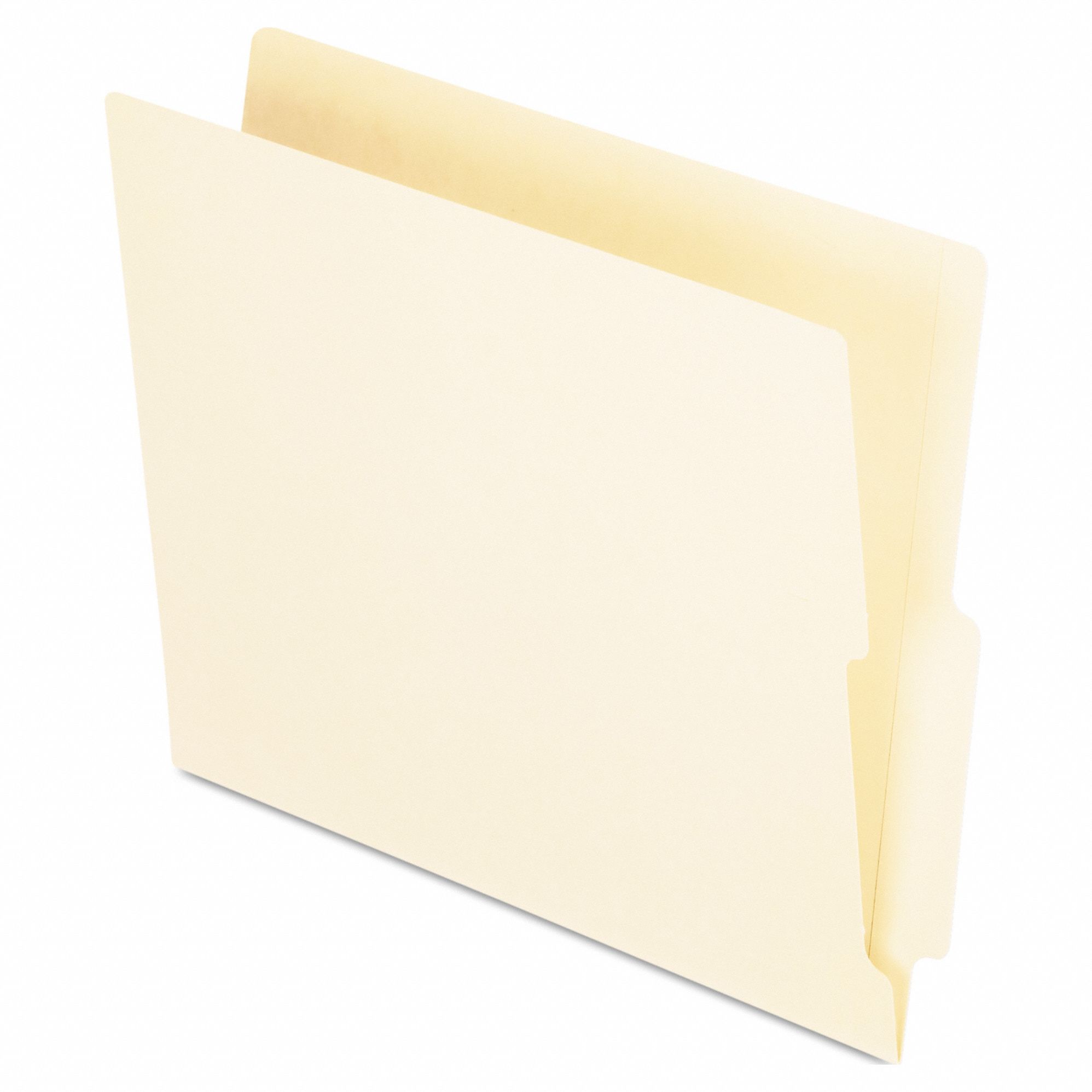 File Folders: 8 1/2 in Ht, 11 in Wd, Manila, 11 pt. Manila, 100 PK