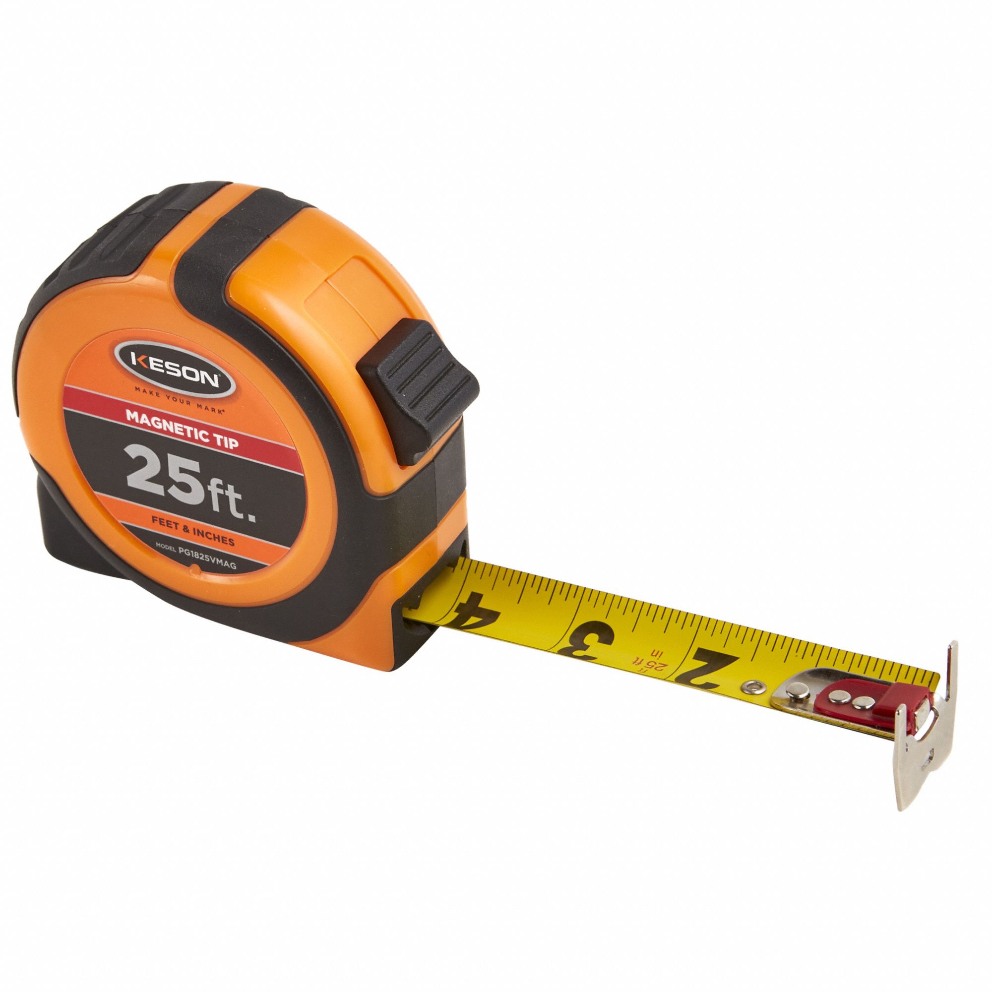 Tape Measure, Orange/Black