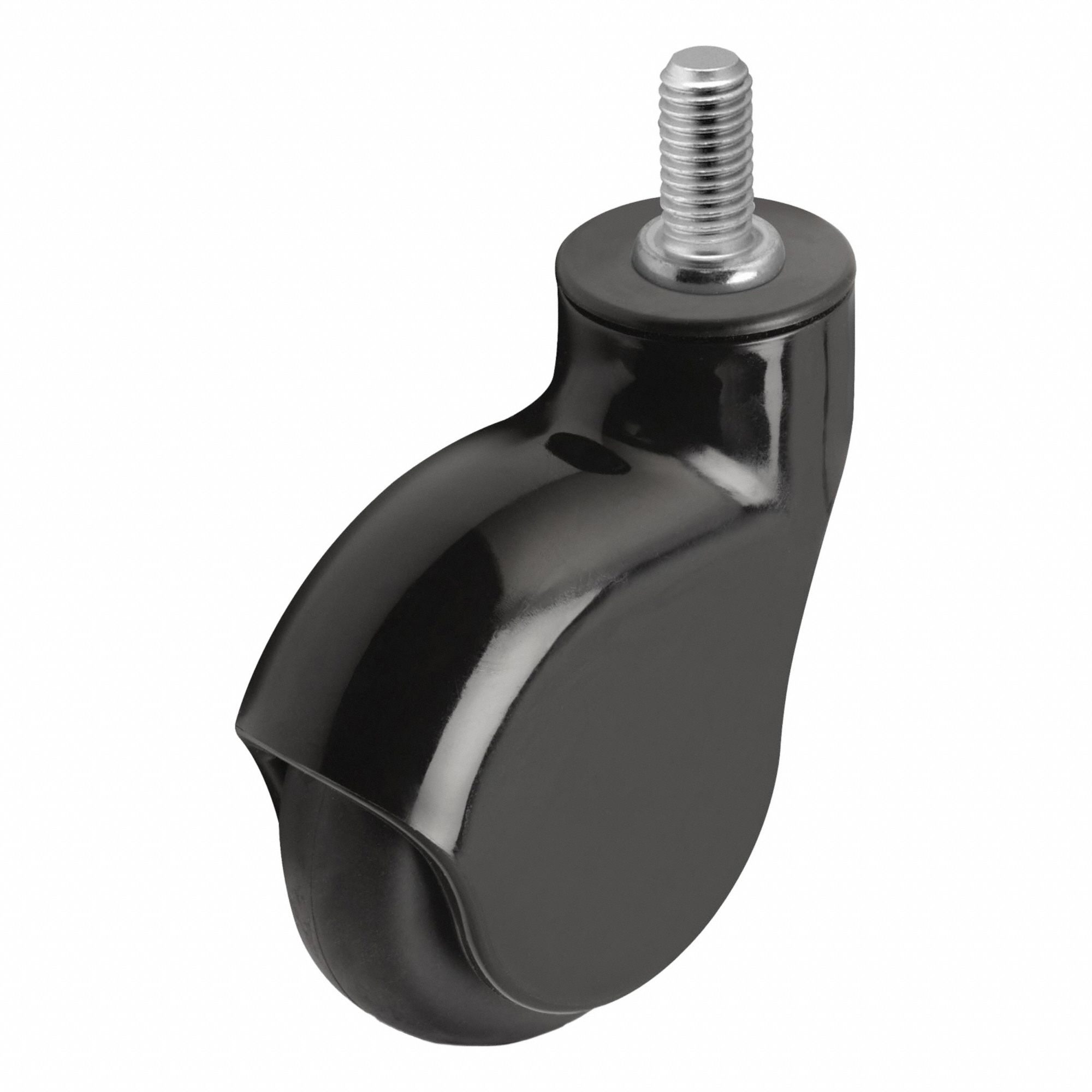 Plate Casters: Swivel, 3 in Wheel Dia., Inch, 1 in Wheel Wd, 4 in Mounting Ht, No Brake