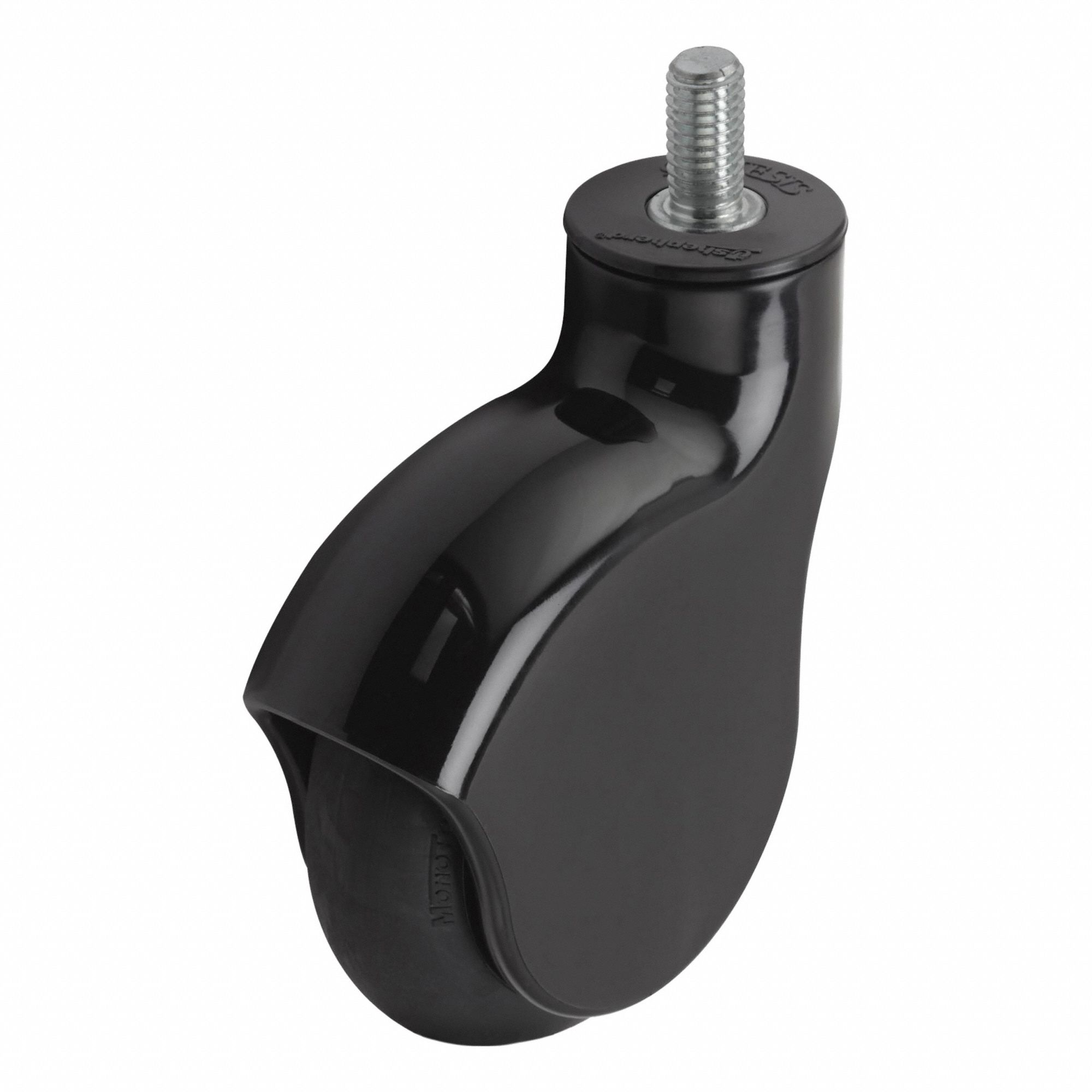 Plate Casters: Swivel, 4 in Wheel Dia., Inch, 1 1/4 in Wheel Wd, 5 3/8 in Mounting Ht