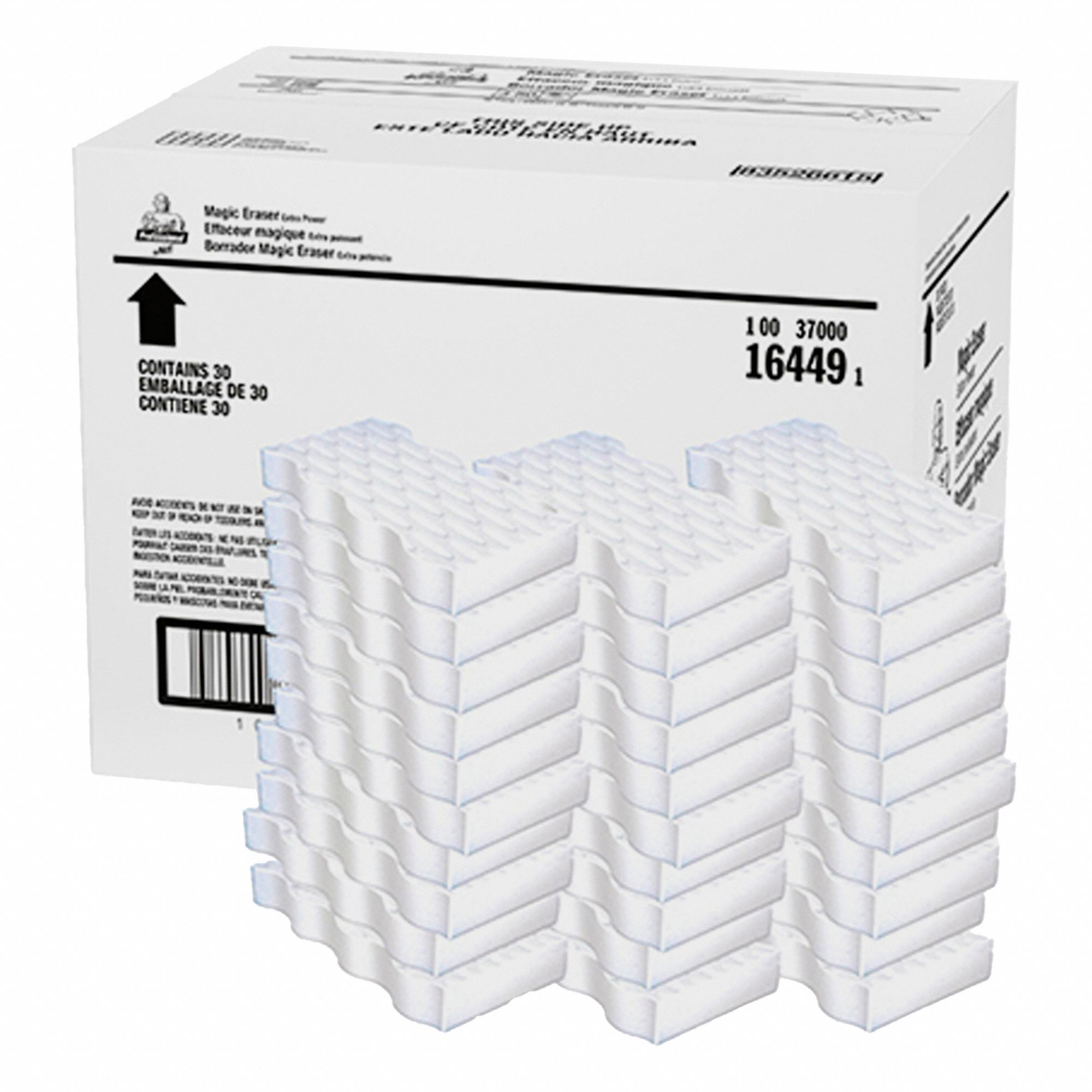MR. CLEAN SERIES MAGIC ERASER, 5.429 W X 4.961 IN L X 0.89 H, 0.89 IN THICK