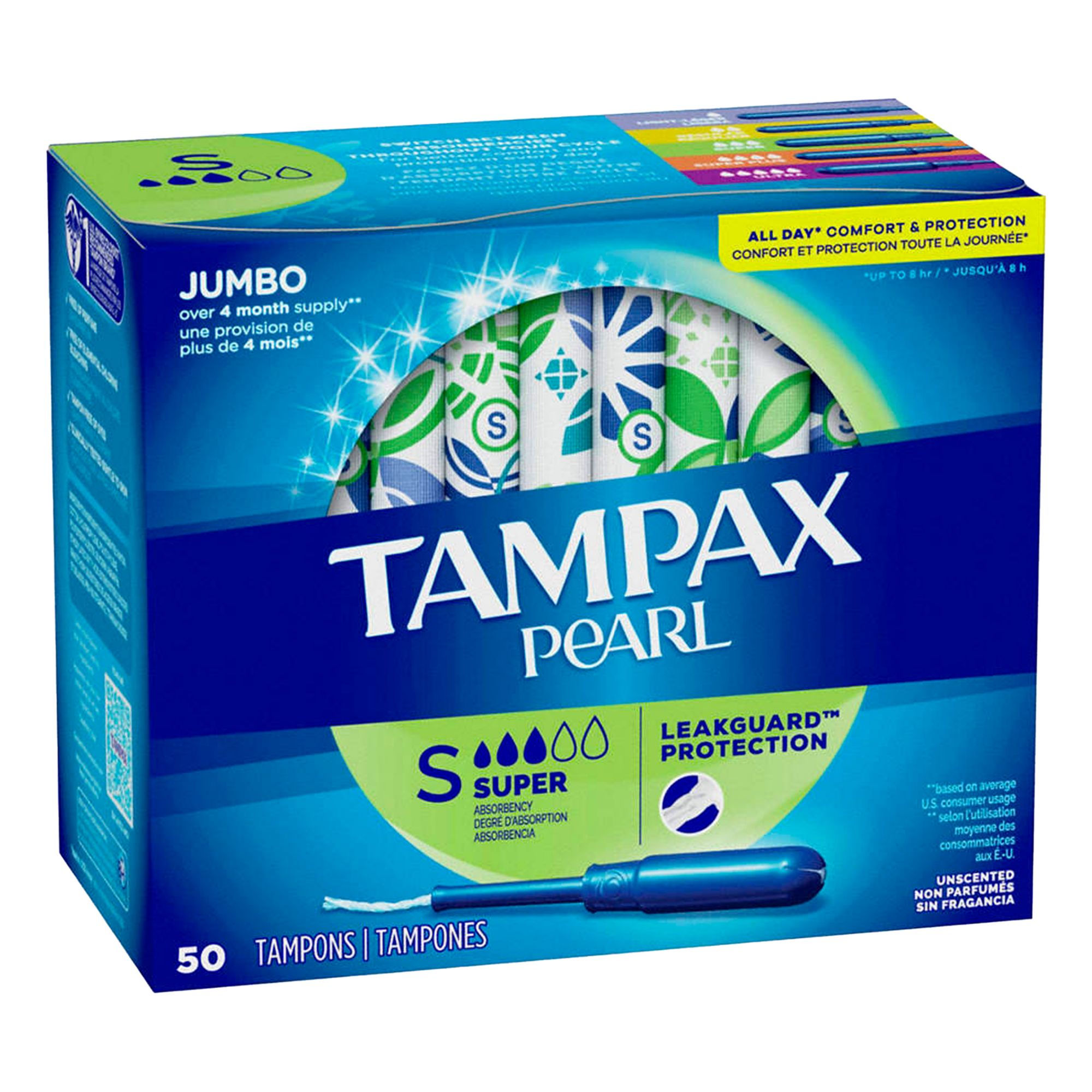 TAMPON,12-15/64 IN L,11-13/16 IN W,CA6