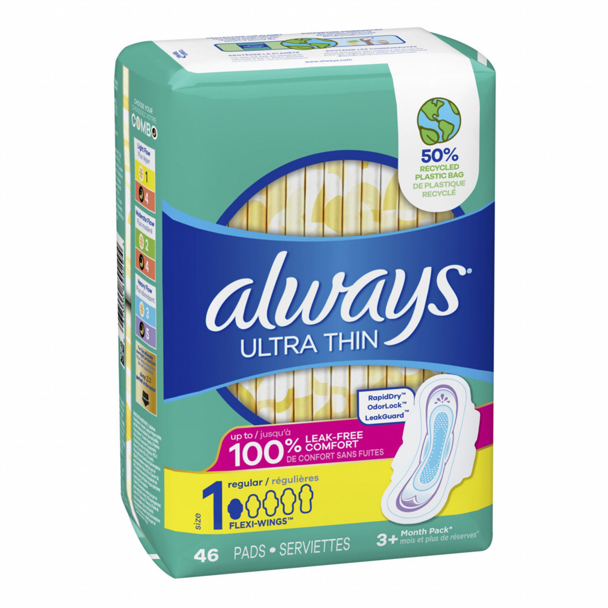 SANITARY NAPKIN,16-49/64 IN L,CA6