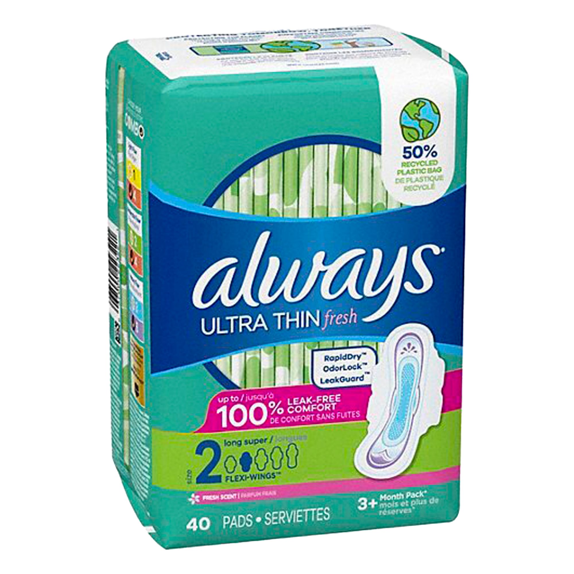 SANITARY NAPKIN,12-13/32 IN L,CA6