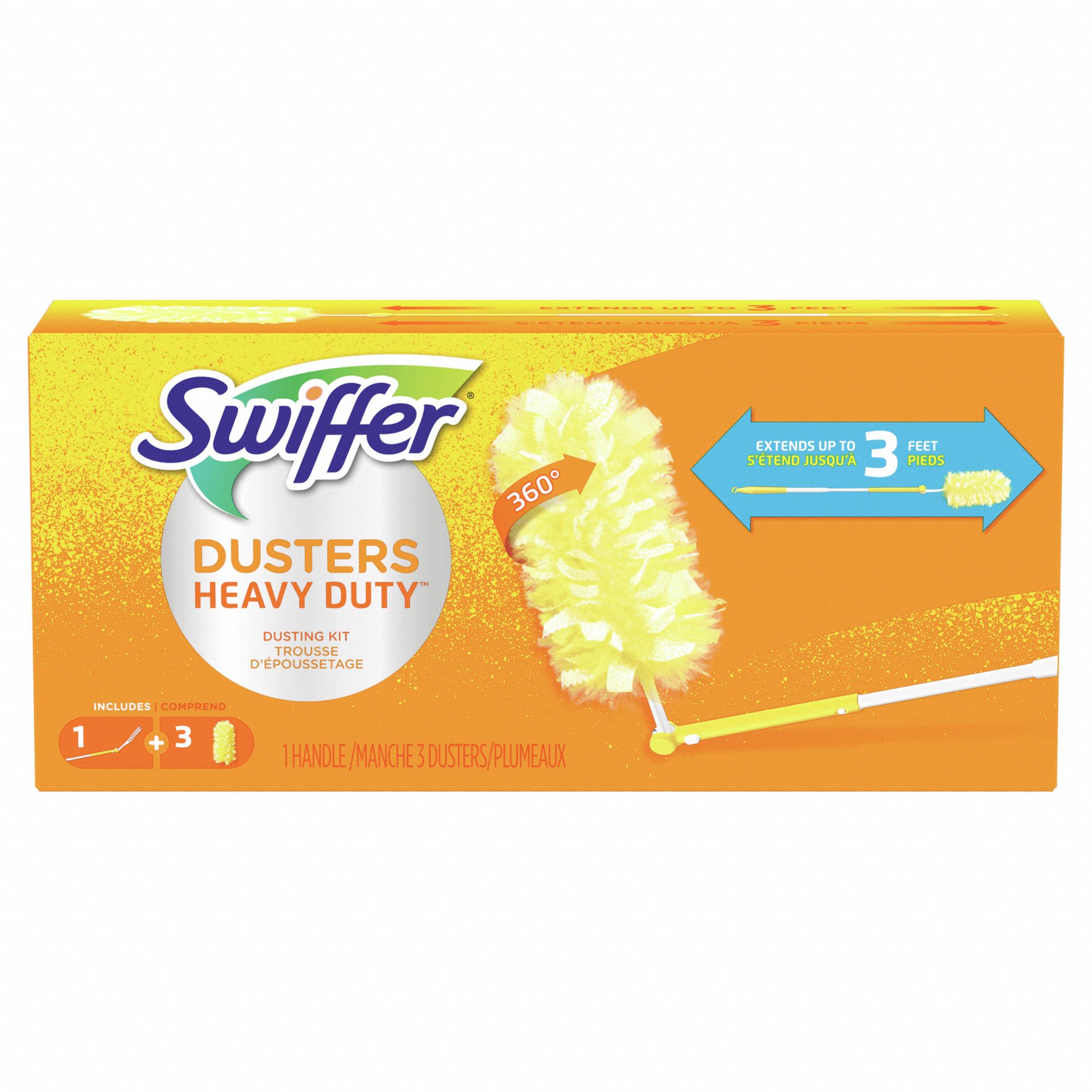 SWIFFER 360 DUST EXT HANDLE 3 DUSTERS