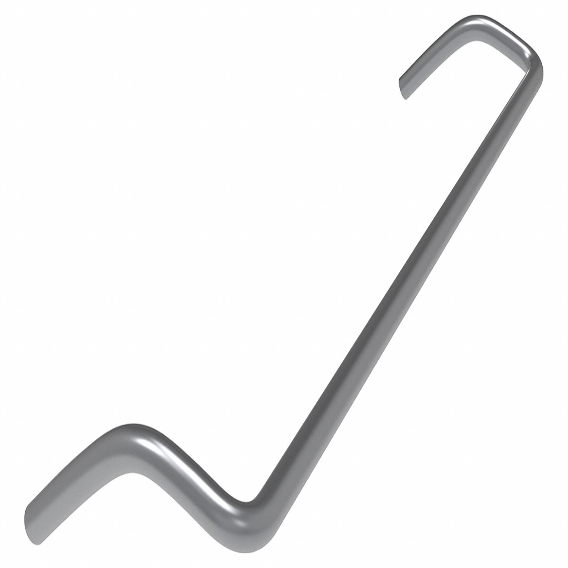 Pull Handle: 0.31 in Wd, Stainless Steel
