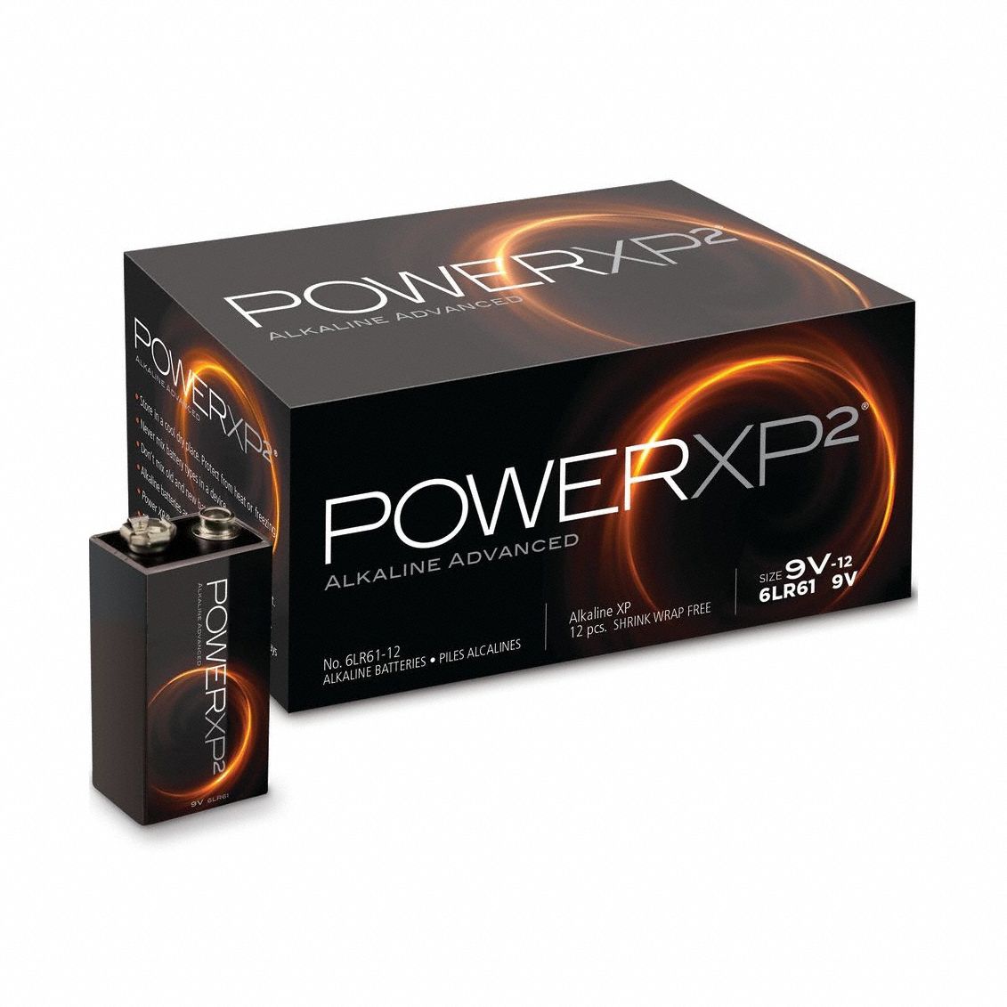 Battery - 396RM8|PH-9V-XP2 - Grainger