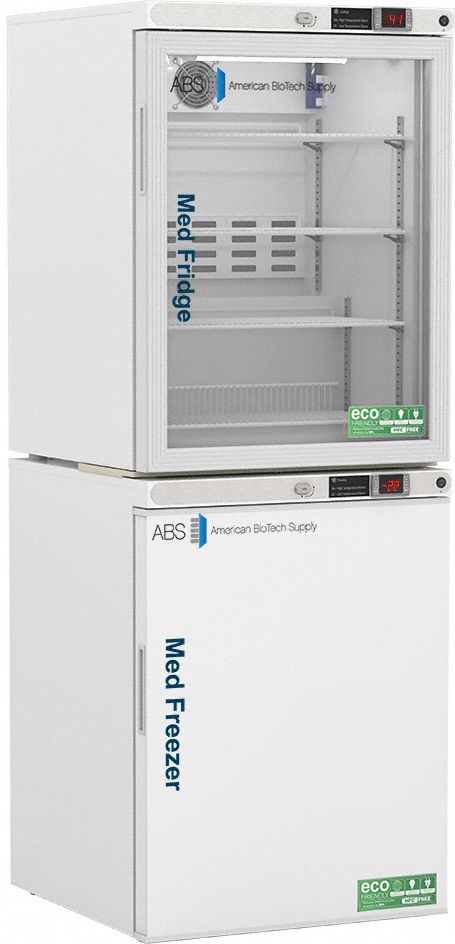 Laboratory Refrigerator and Freezer: 5.2 cu ft Refrigerator Capacity, Manual