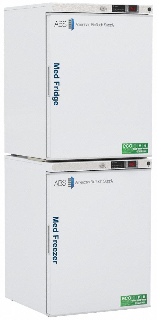 Laboratory Refrigerator and Freezer: 5.2 cu ft Refrigerator Capacity, Manual