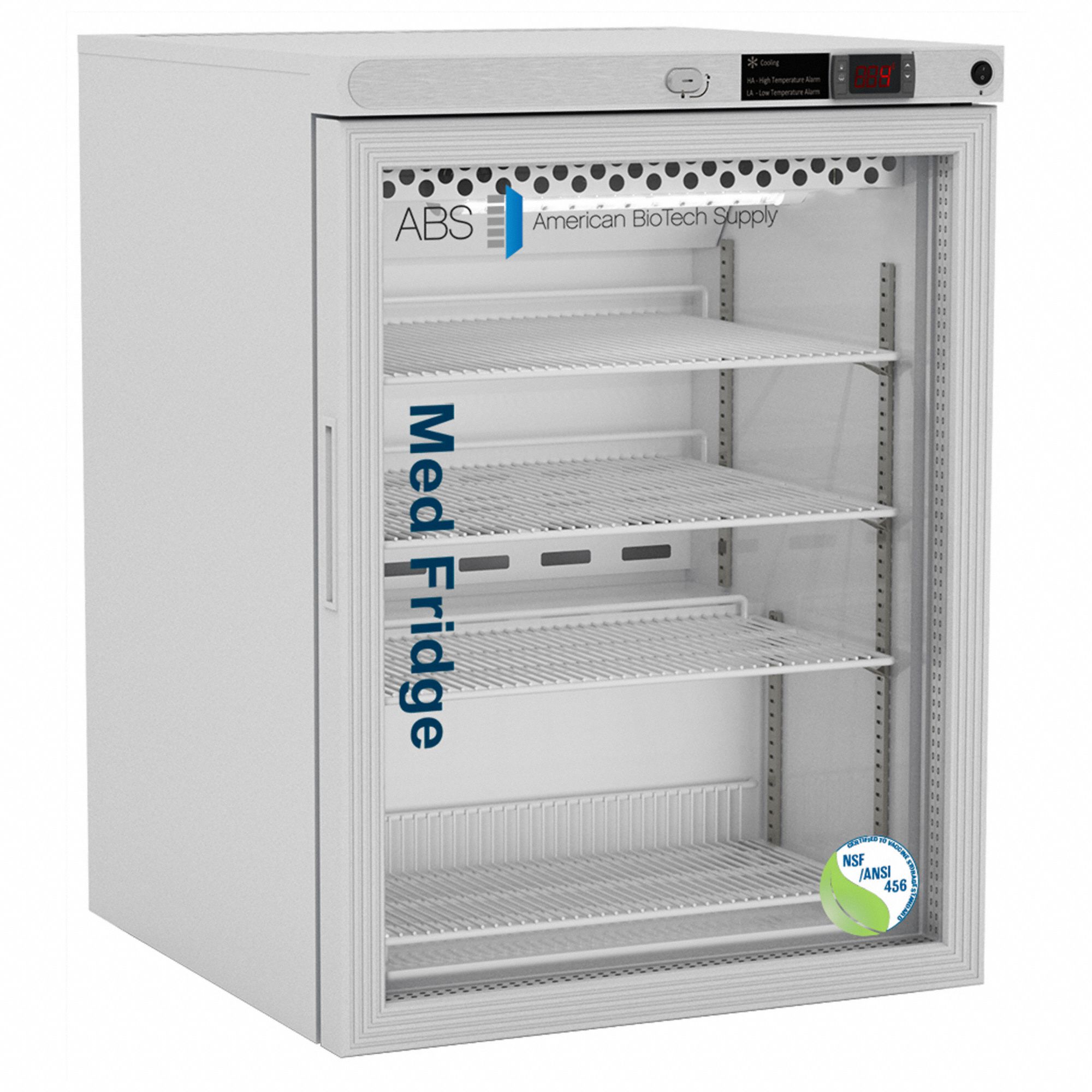 Refrigerator: 5.2 cu ft, Undercounter, 1°C to 10°C, 24 in Overall Dp, R-600a
