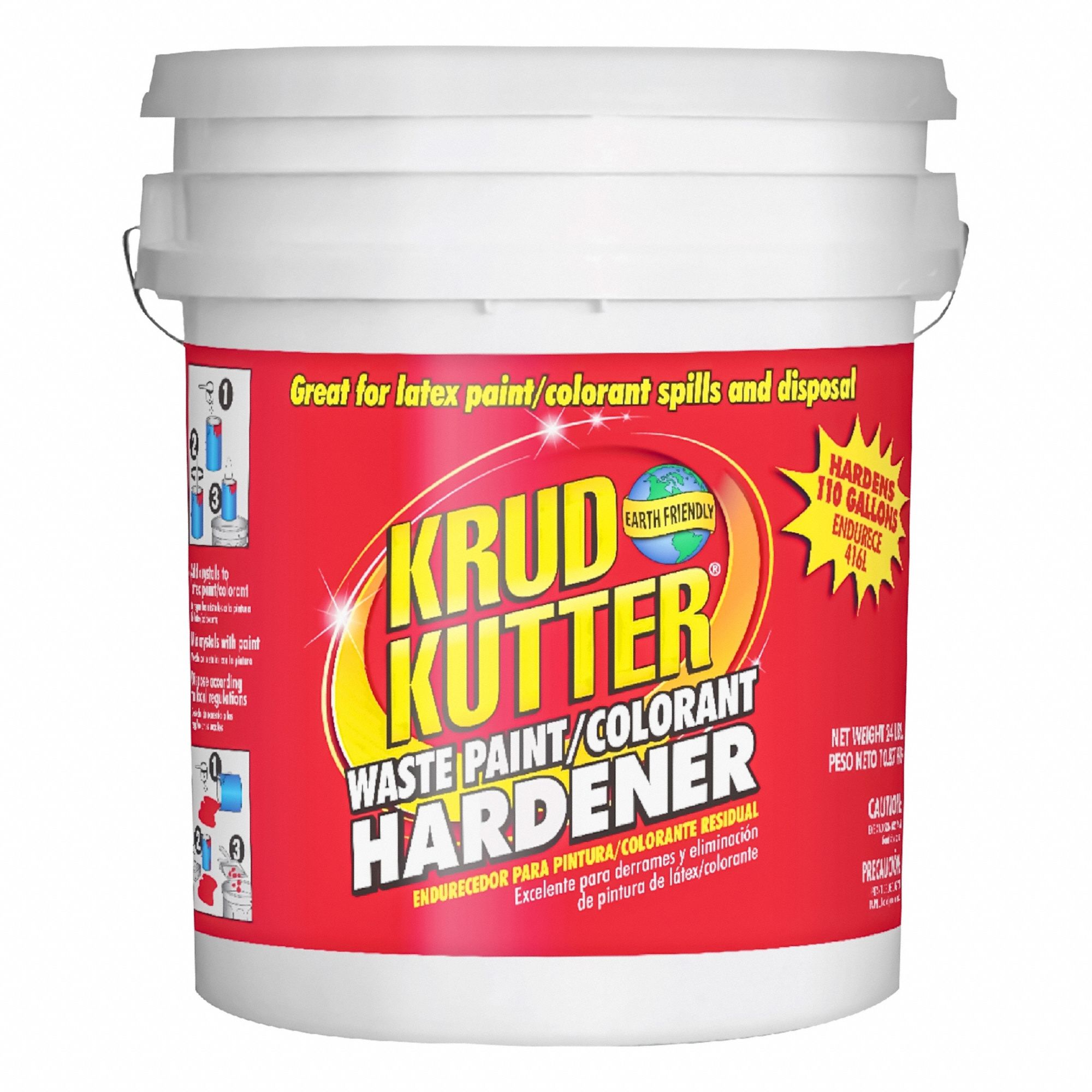 Paint Hardener: Polyacrylate, Clear, 5 gal Container Size