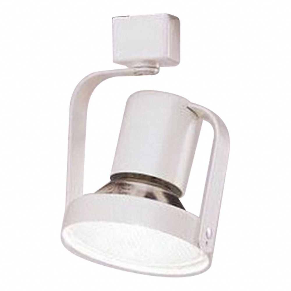 TRACK HEAD, 50/75 WATTS, WHITE, HALOGEN/LED