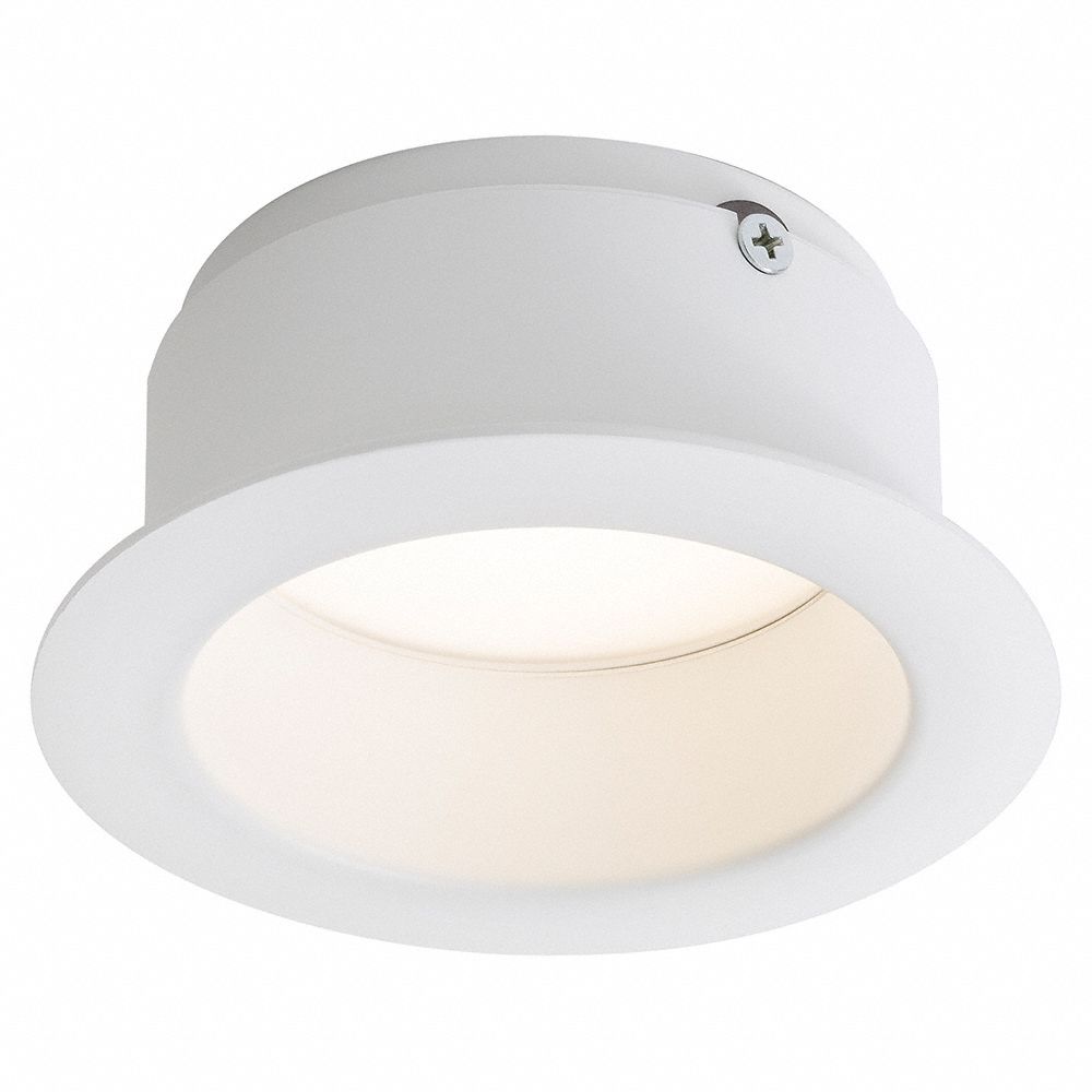 ROUND DOWNLIGHT,LED,4 IN DIA.,WHITE