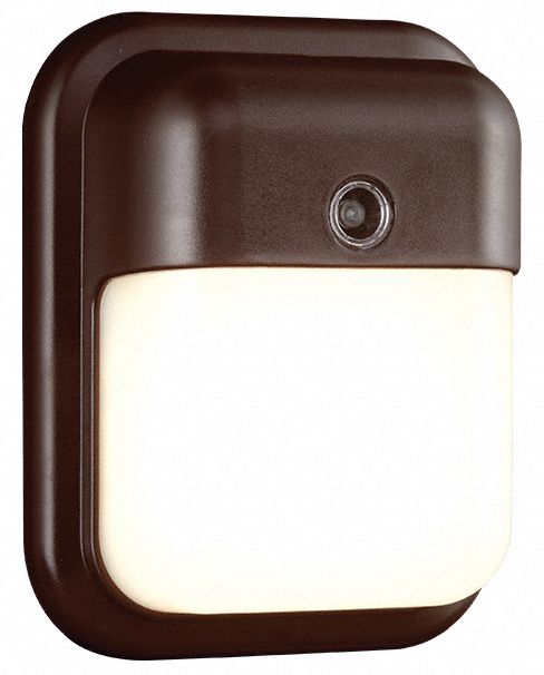 LED WALL LIGHT, IMPACT-RESISTANT POLYCARBONATE, BRONZE, 1,104 LM, 12.3W, 120V, 3,000K, 16 1/9 IN L