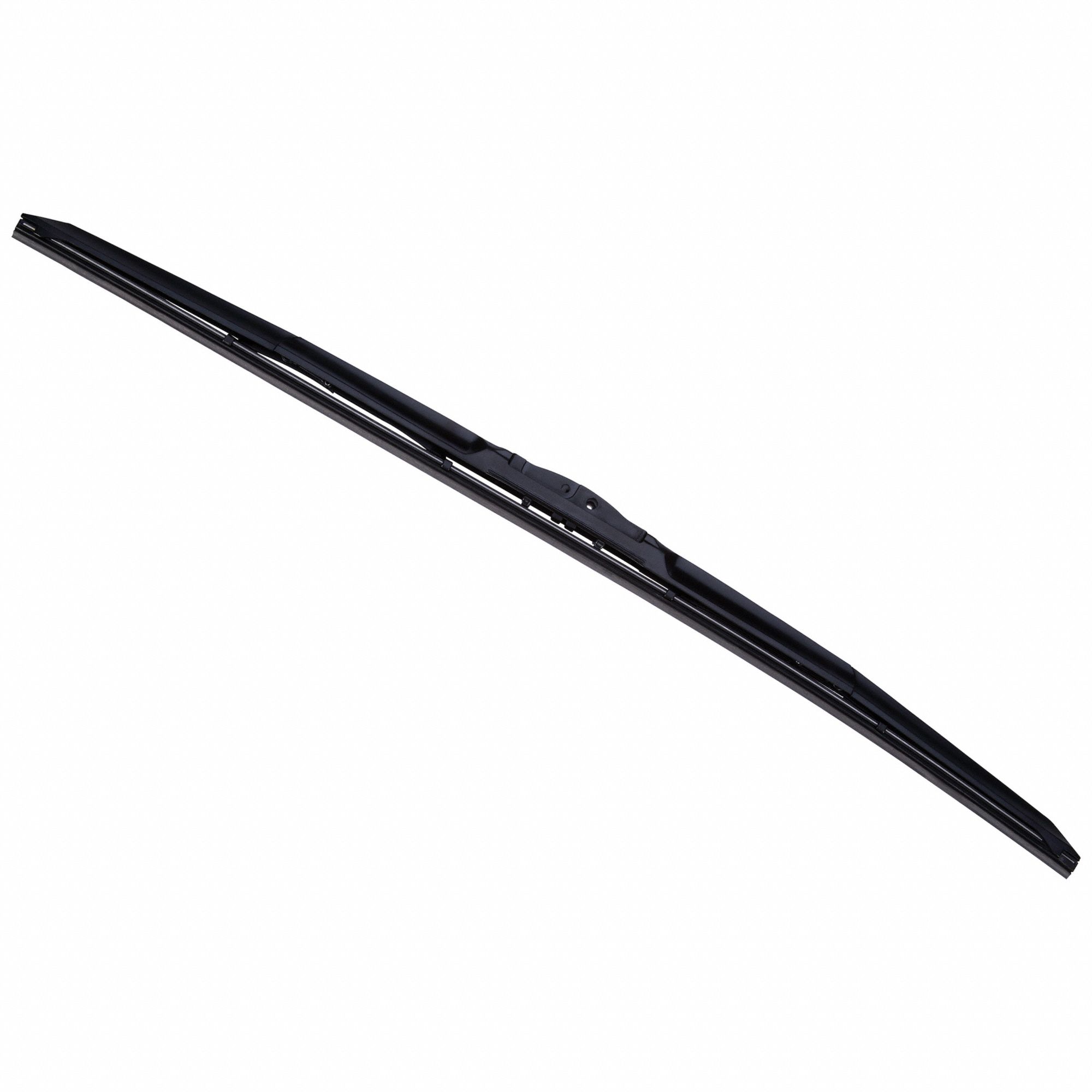Wiper Blade: 26 in, 26 in and Up, Hook/Pinch Tab/Push Button/Side Pin, Adapter Included, Front