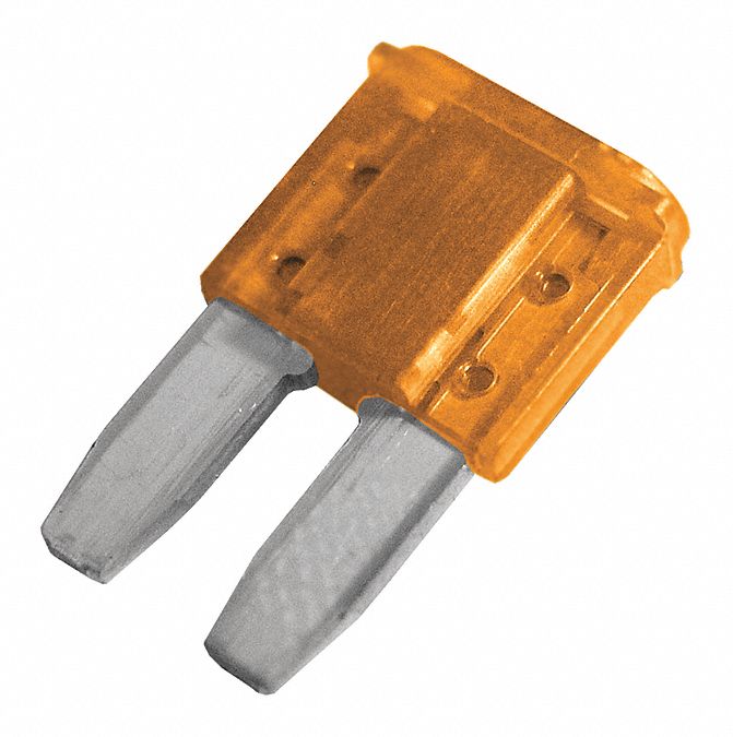 MICRO BLADE FUSE, 32 V DC, 5 AMPS, NYLON, BROWN, 100 PK