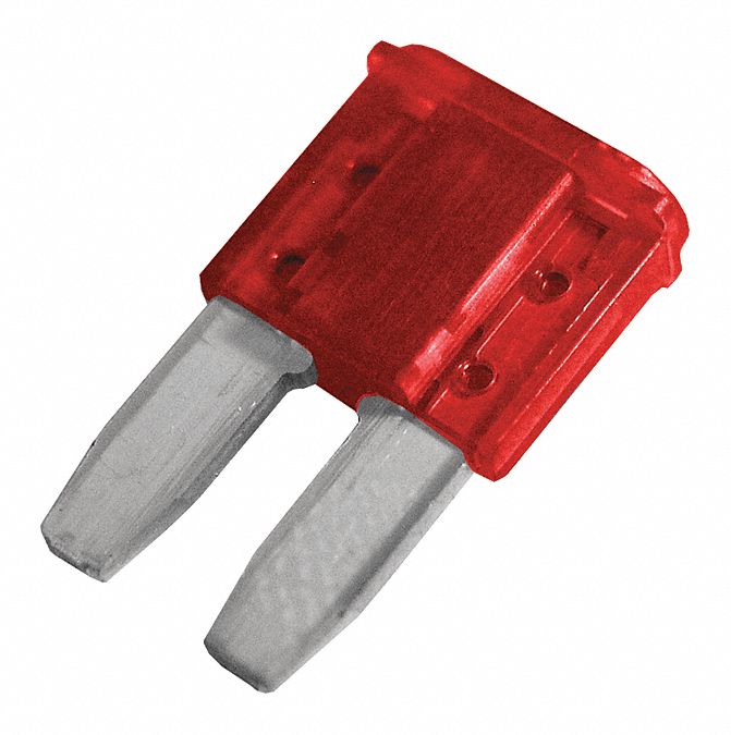 MICRO BLADE FUSE, 32 V DC, 10 AMPS, NYLON, RED, 100 PK