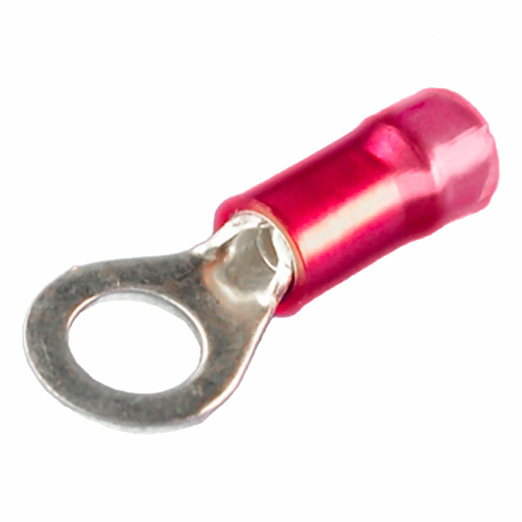 RING CONNECTOR, 600V MAX, 0.870 IN L, 105 ° C, 18 AWG TO 22 AWG, NYLON RING