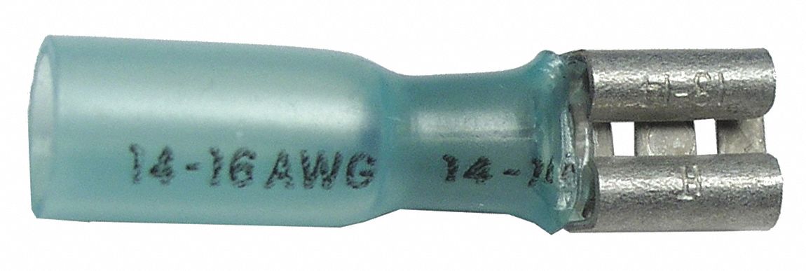 QUICK CONNECTOR, 14 AWG TO 16 AWG, FEMALE, 100 PK