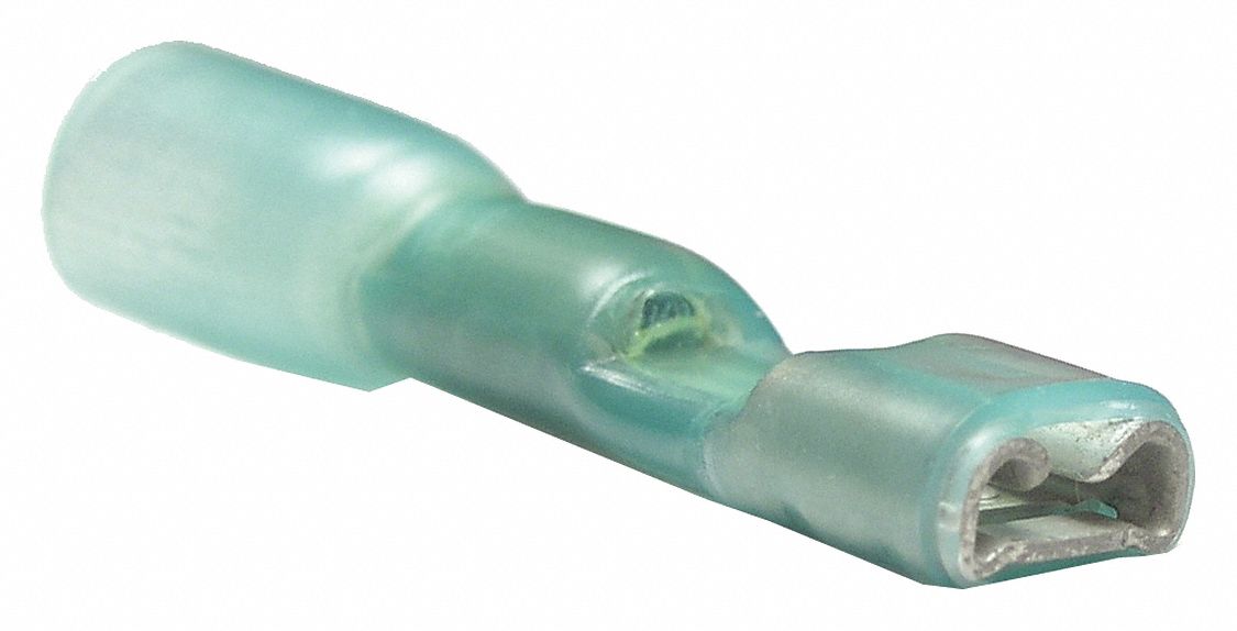 CONNECTOR, FULLY INSULATED/FEMALE/AWG RANGE 16-14, PK100