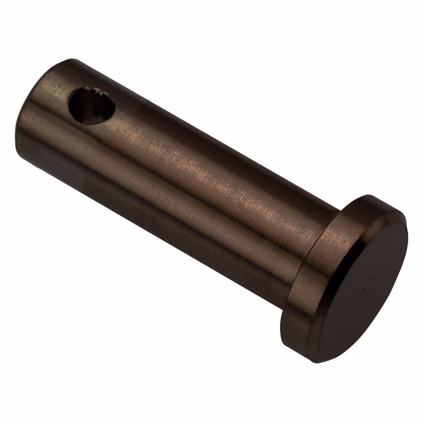 Clevis Pin: Inch, 1/4 in Pin Dia, 1/2 in Shank Lg, Precision Clevis Pin, Stainless Steel, 18-8