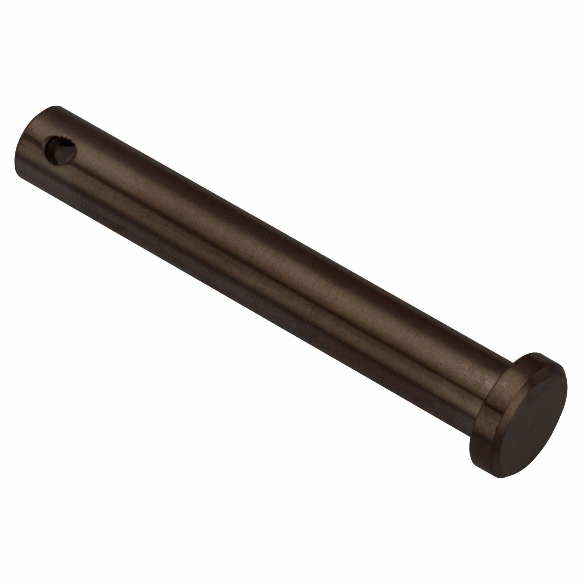 Clevis Pin: Inch, 1/4 in Pin Dia, 1 3/4 in Shank Lg, Precision Clevis Pin, Stainless Steel, 18-8